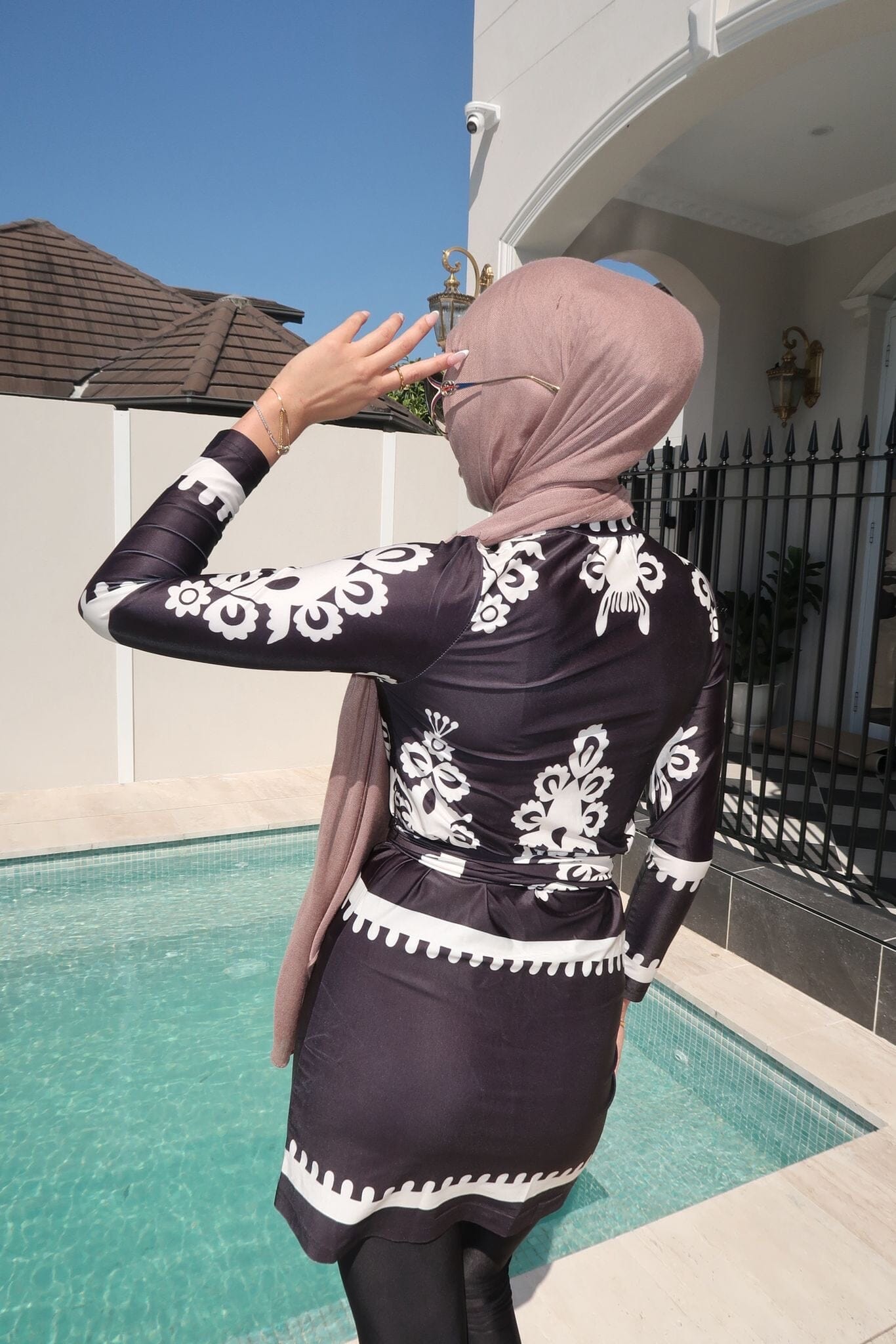 Monochrome Swim Tunic