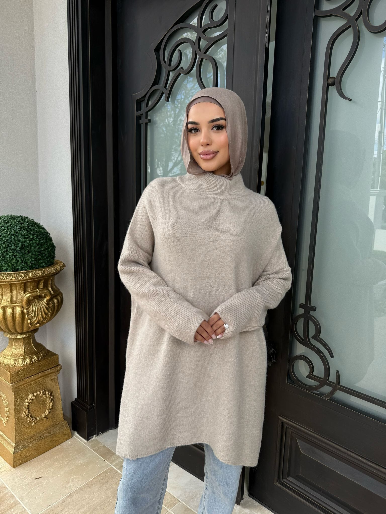 High Low Knit Jumper
