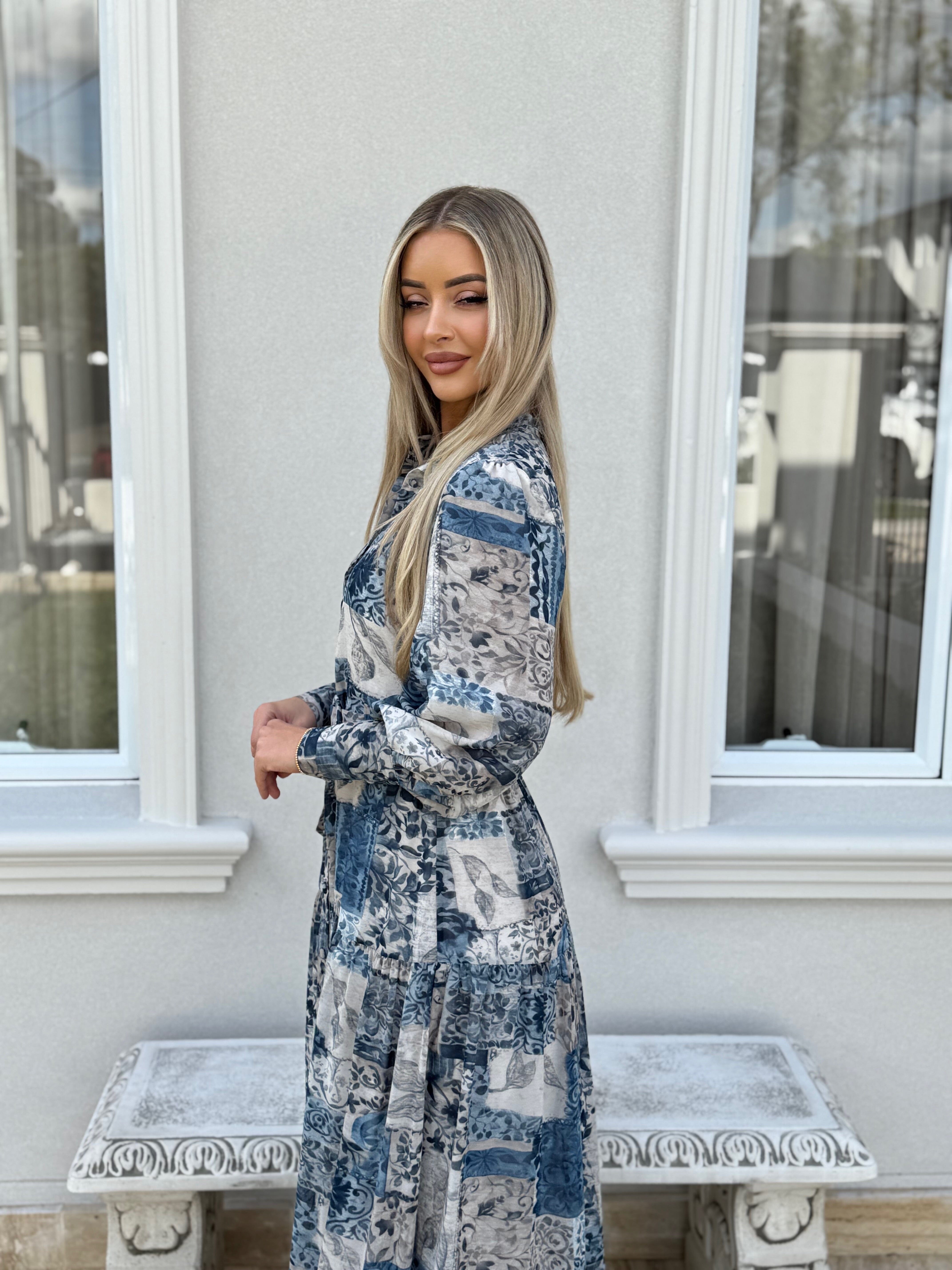 Lina Printed Dress