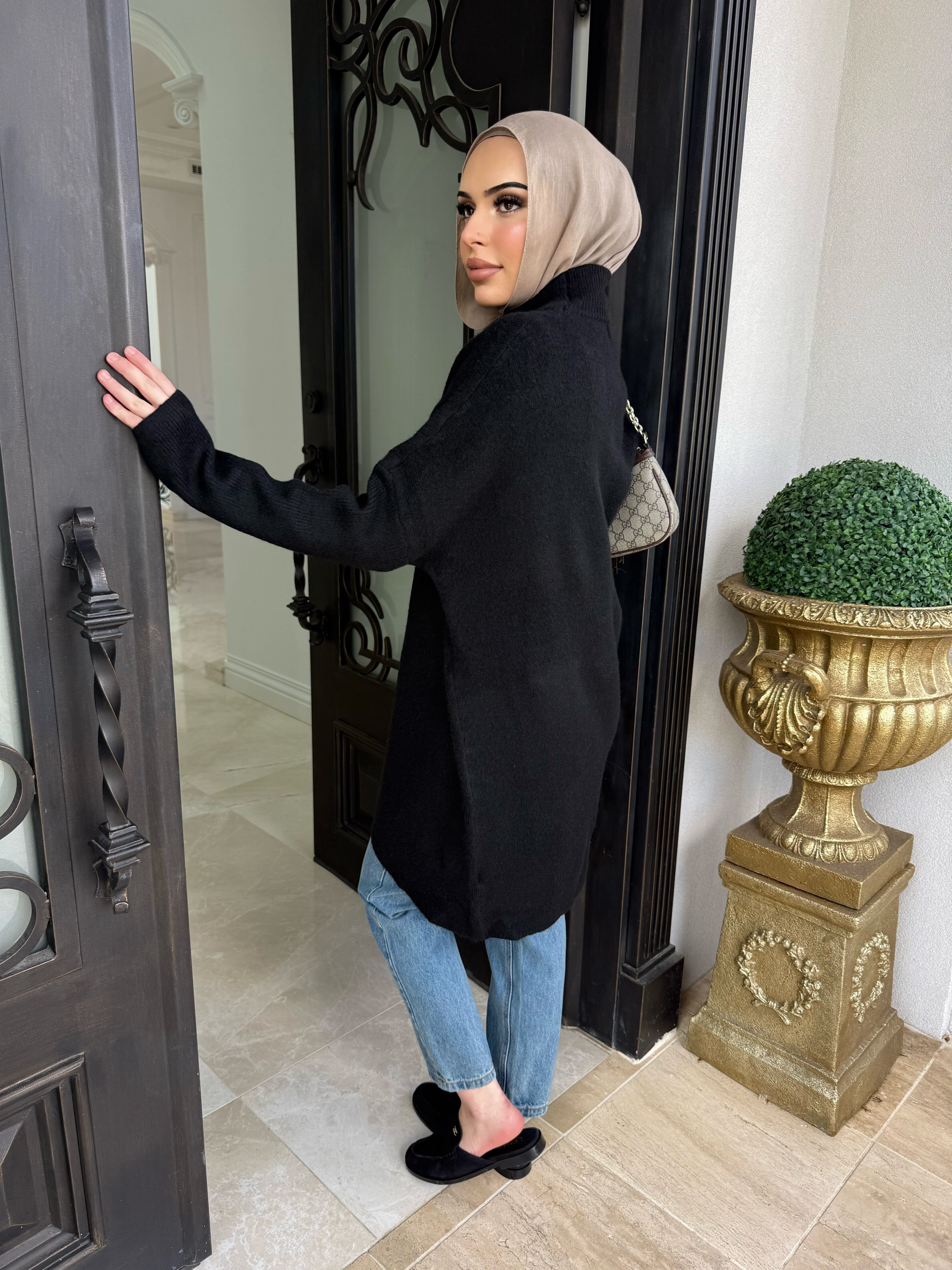 Wool High Low Jumper