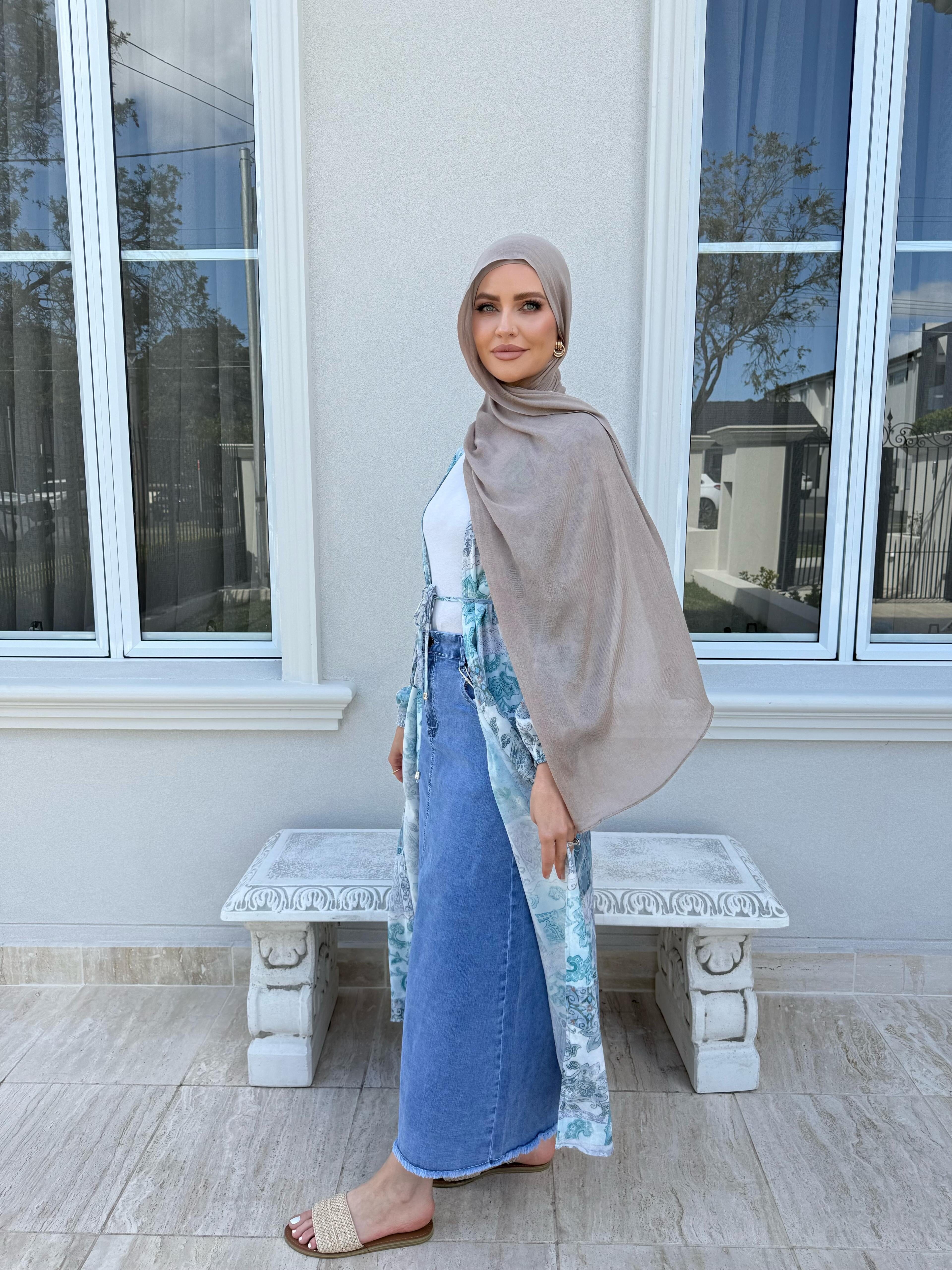 Mixed Blue Cardigan