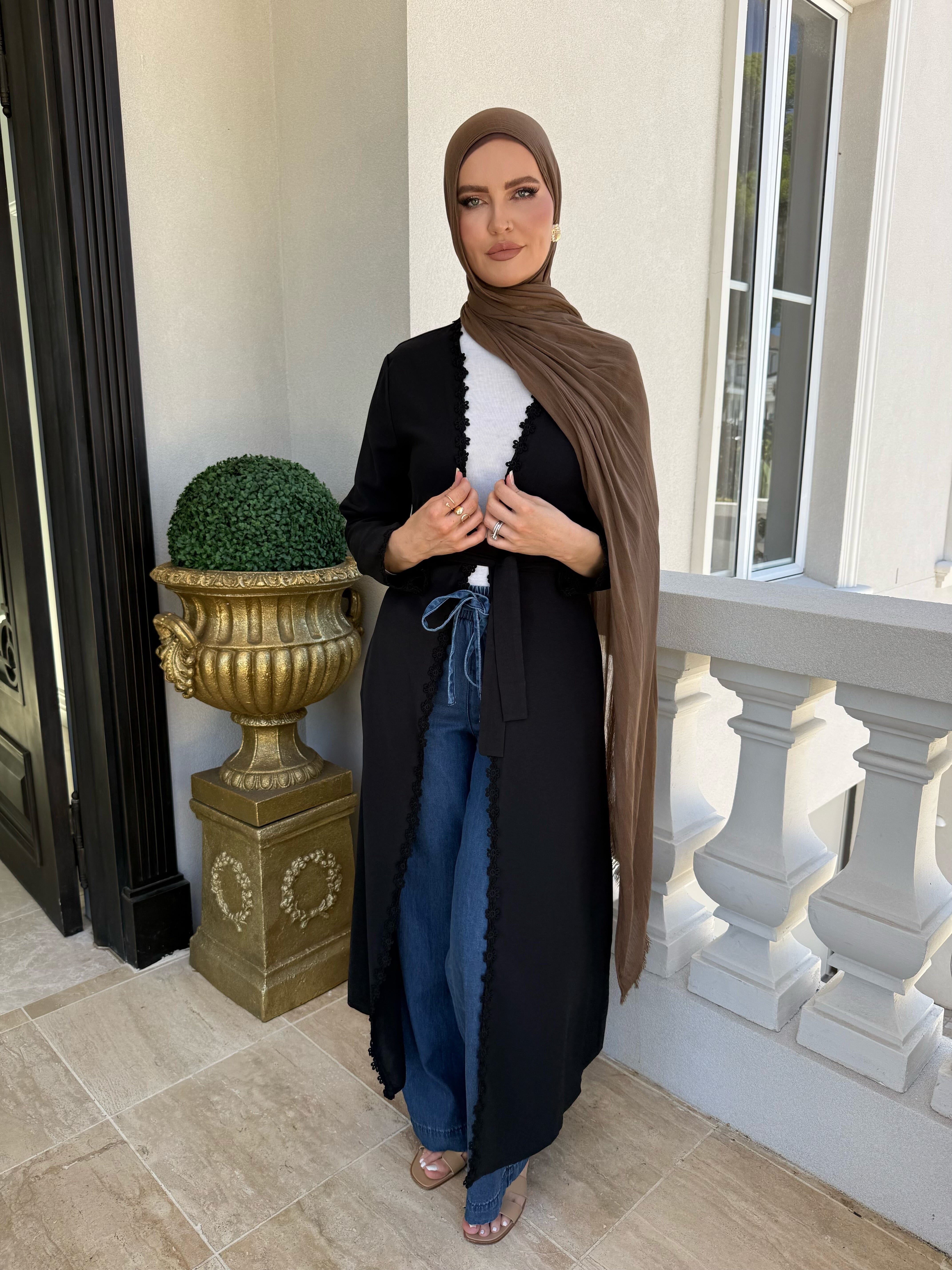 Trimmed Lace Caridgan