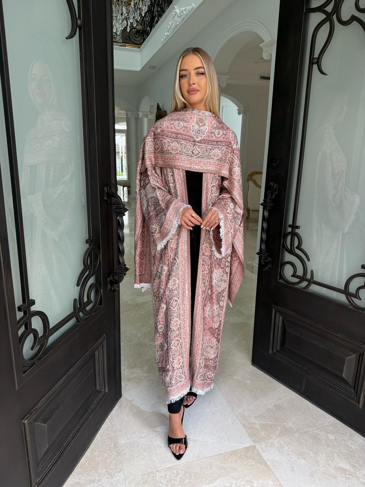 Rose Pashmina Set