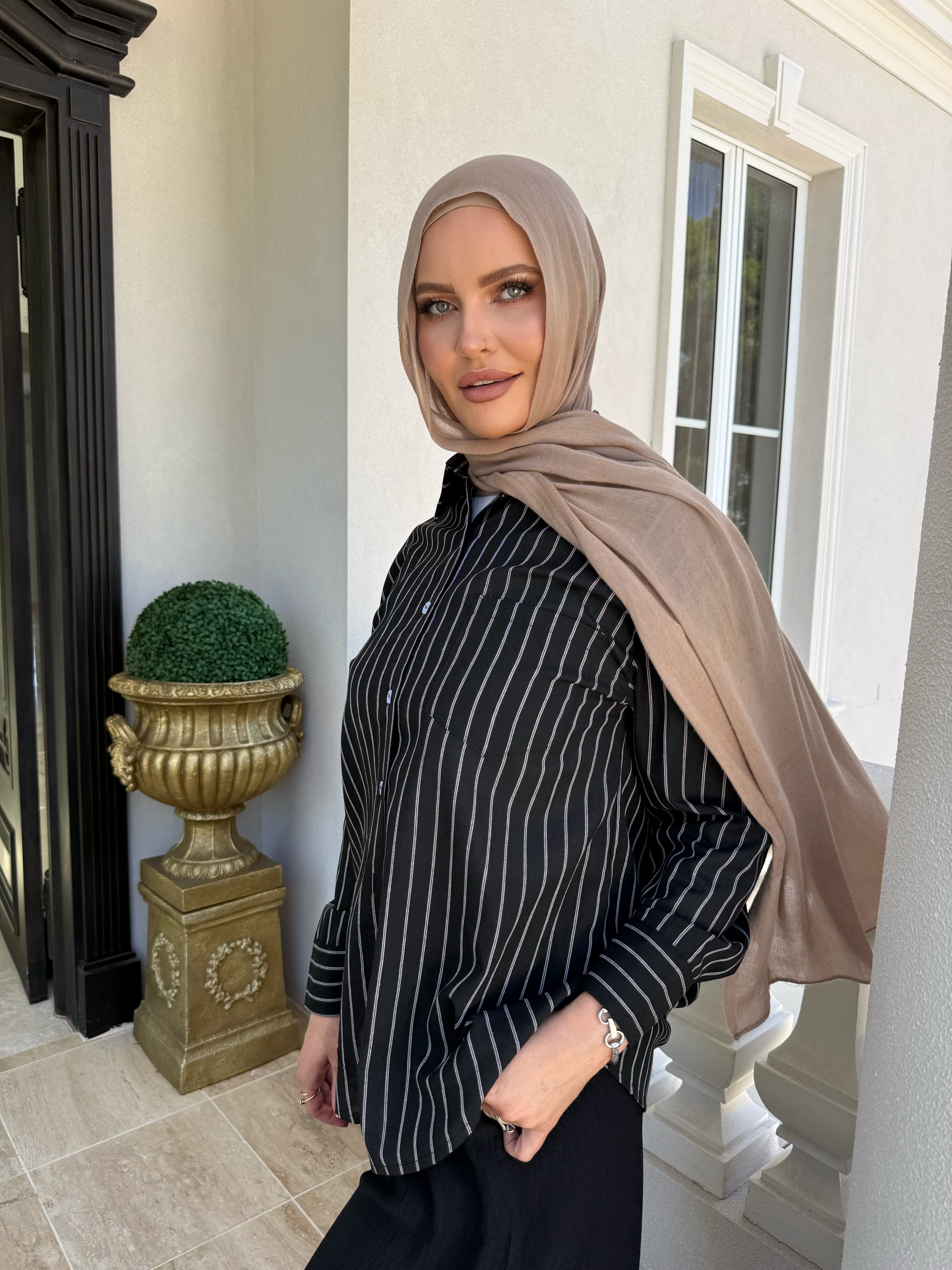 Black Stripe Shirt