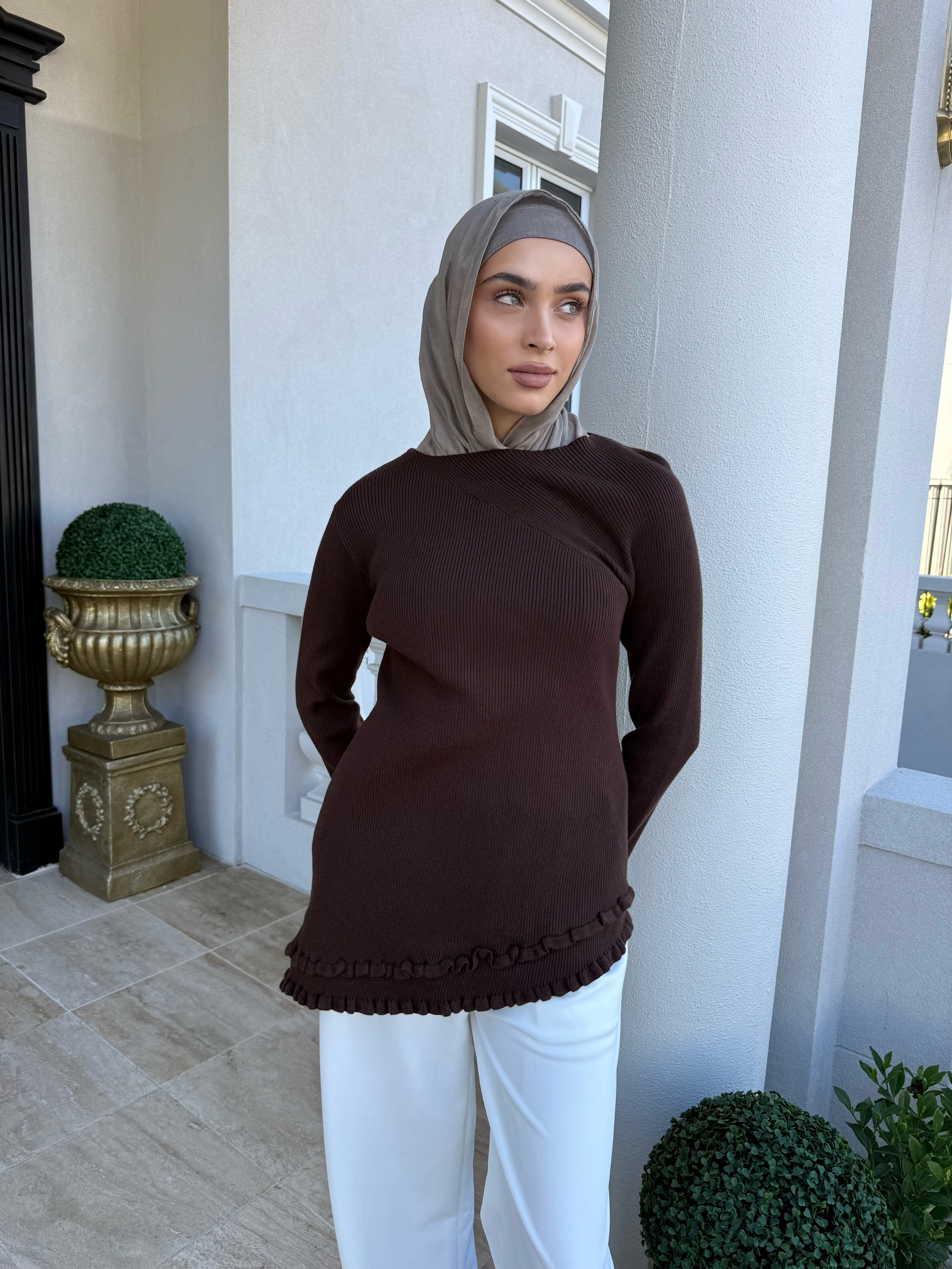 Frill Knit Jumper