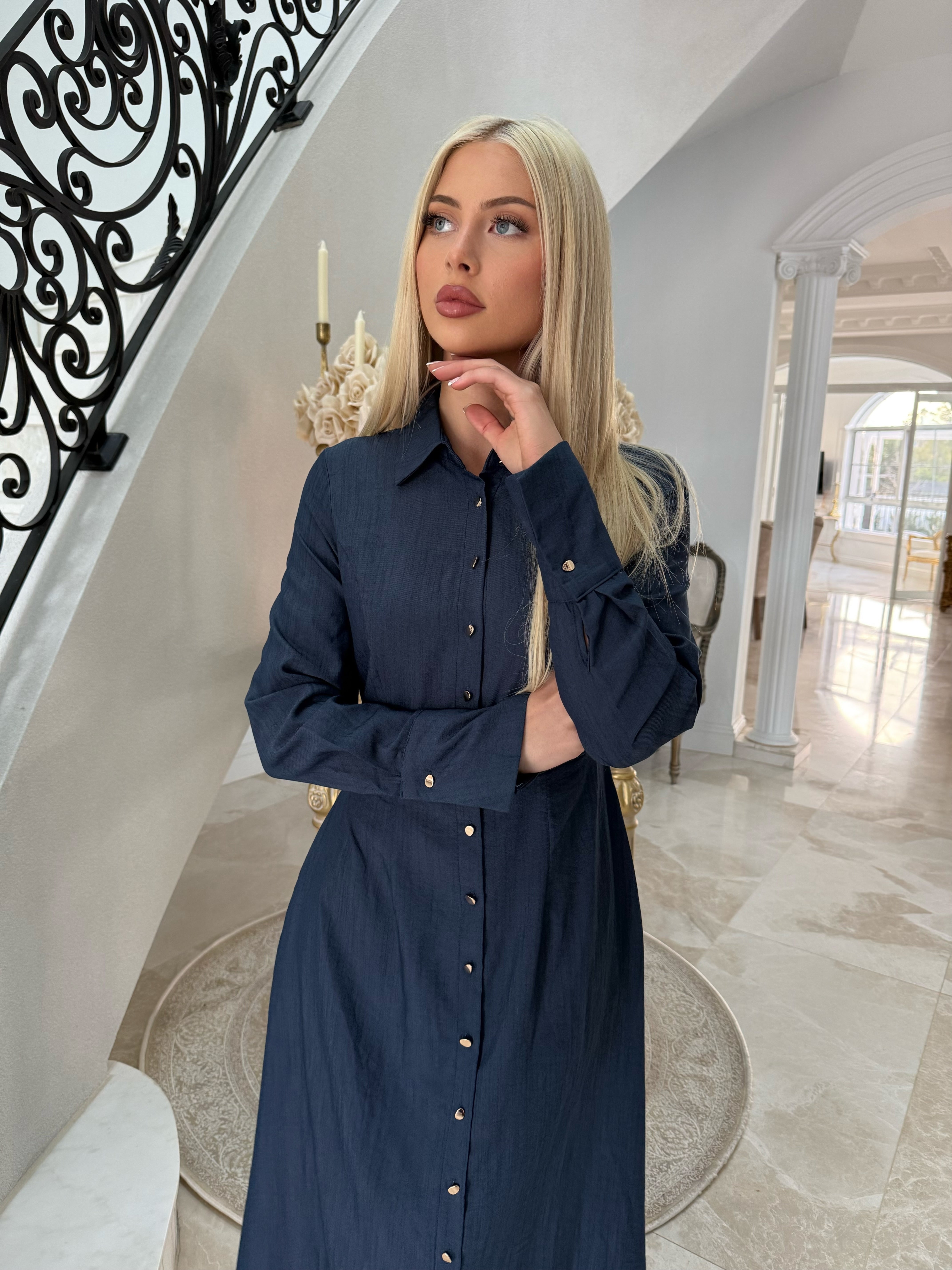 Button Down Maxi