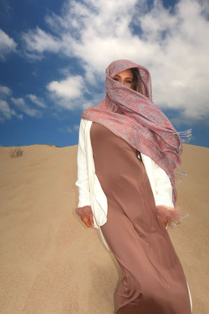 Al Sahara Feather Dress