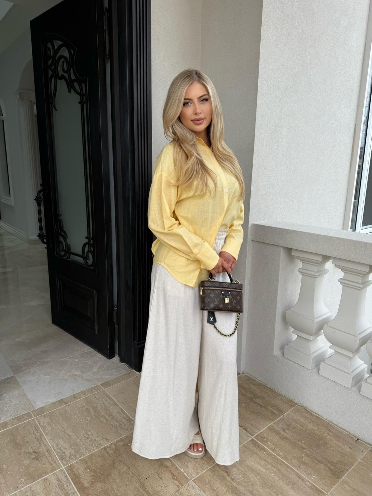 Spring Linen Blouse