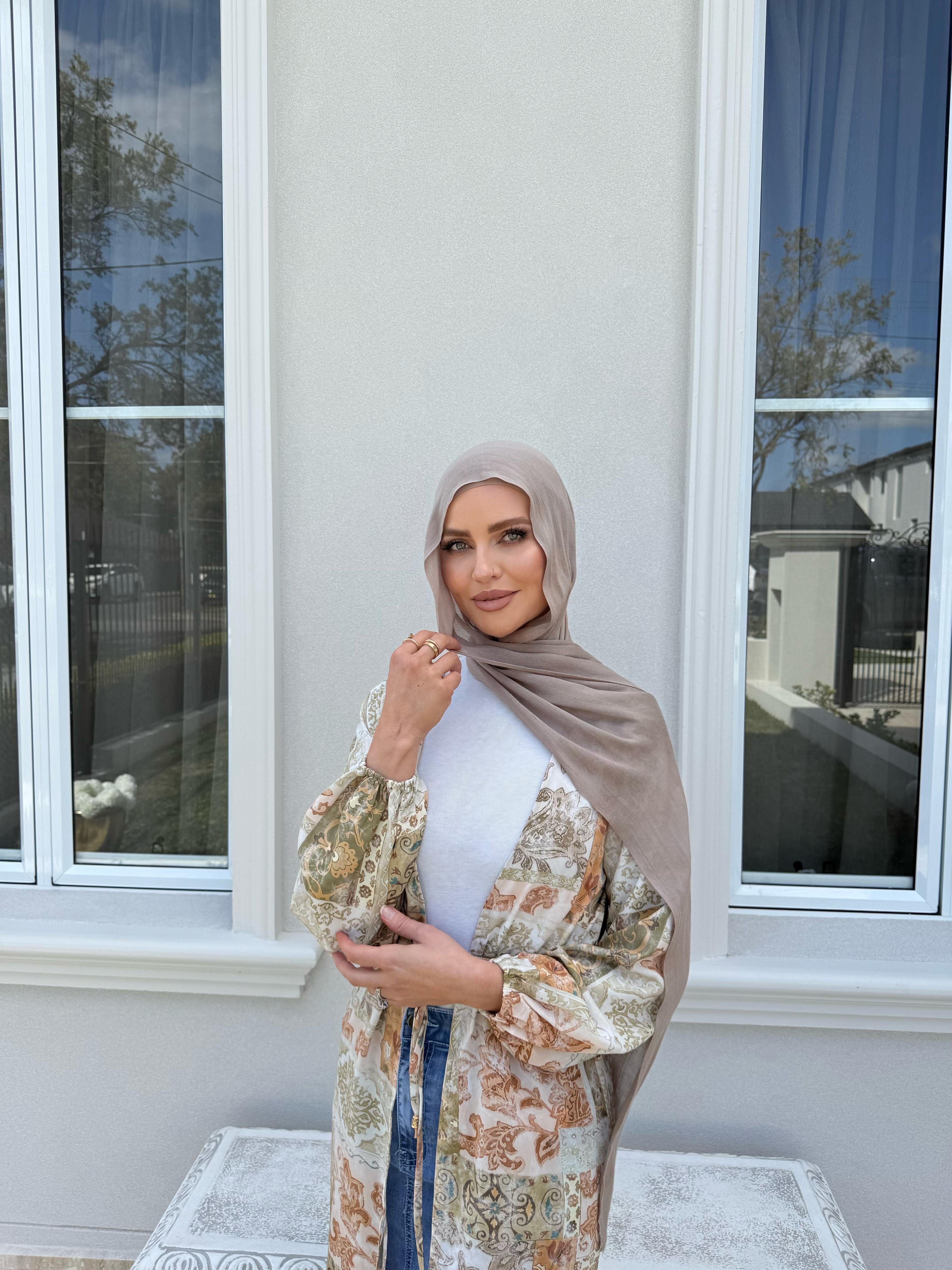 Mixed Peach Cardigan