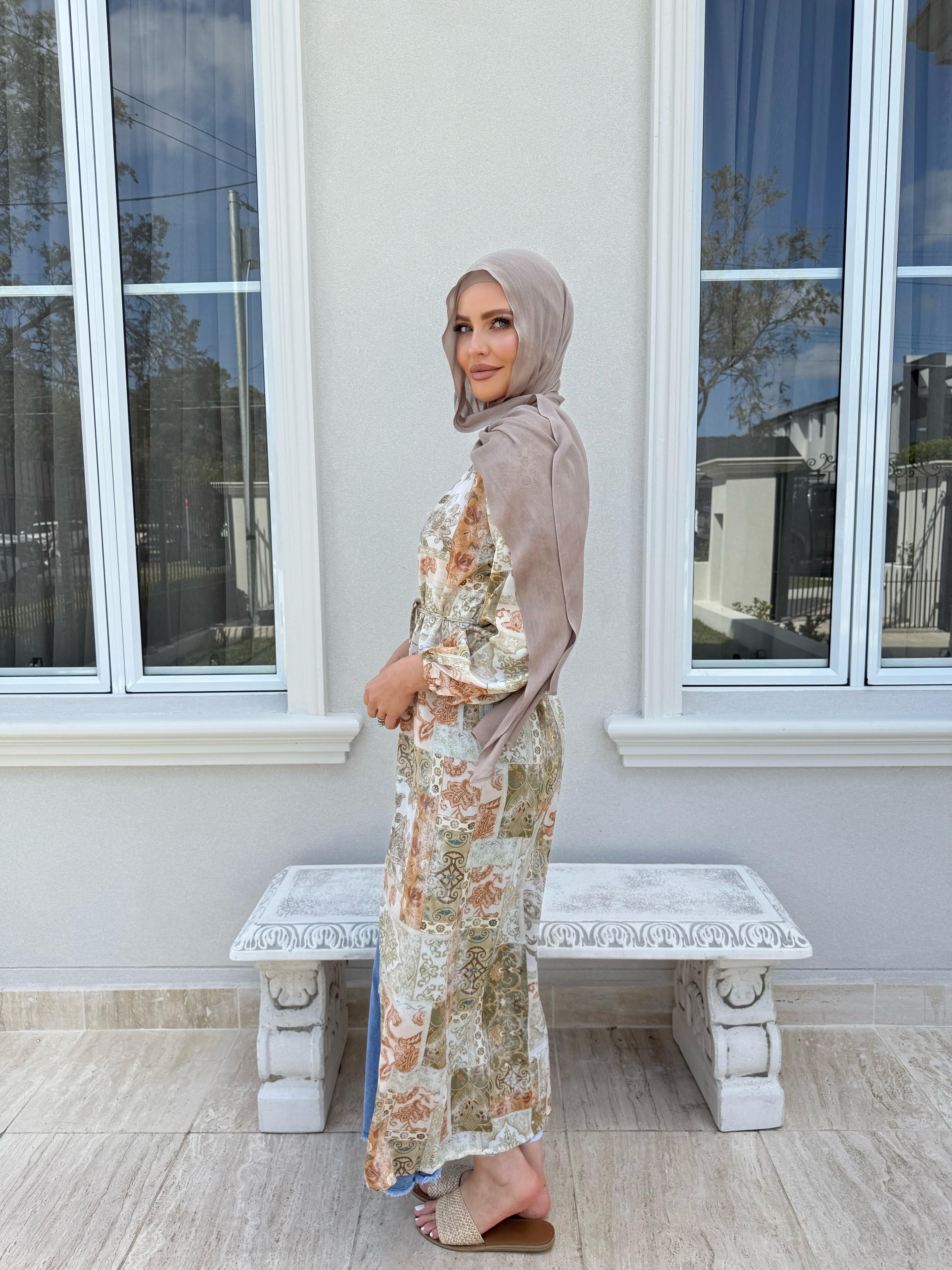 Mixed Peach Cardigan