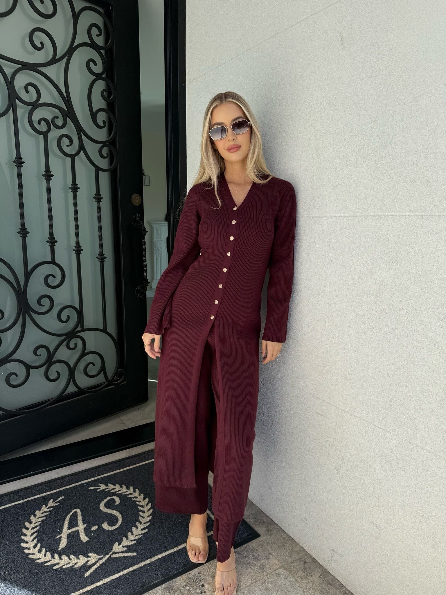 Knit Pants Set