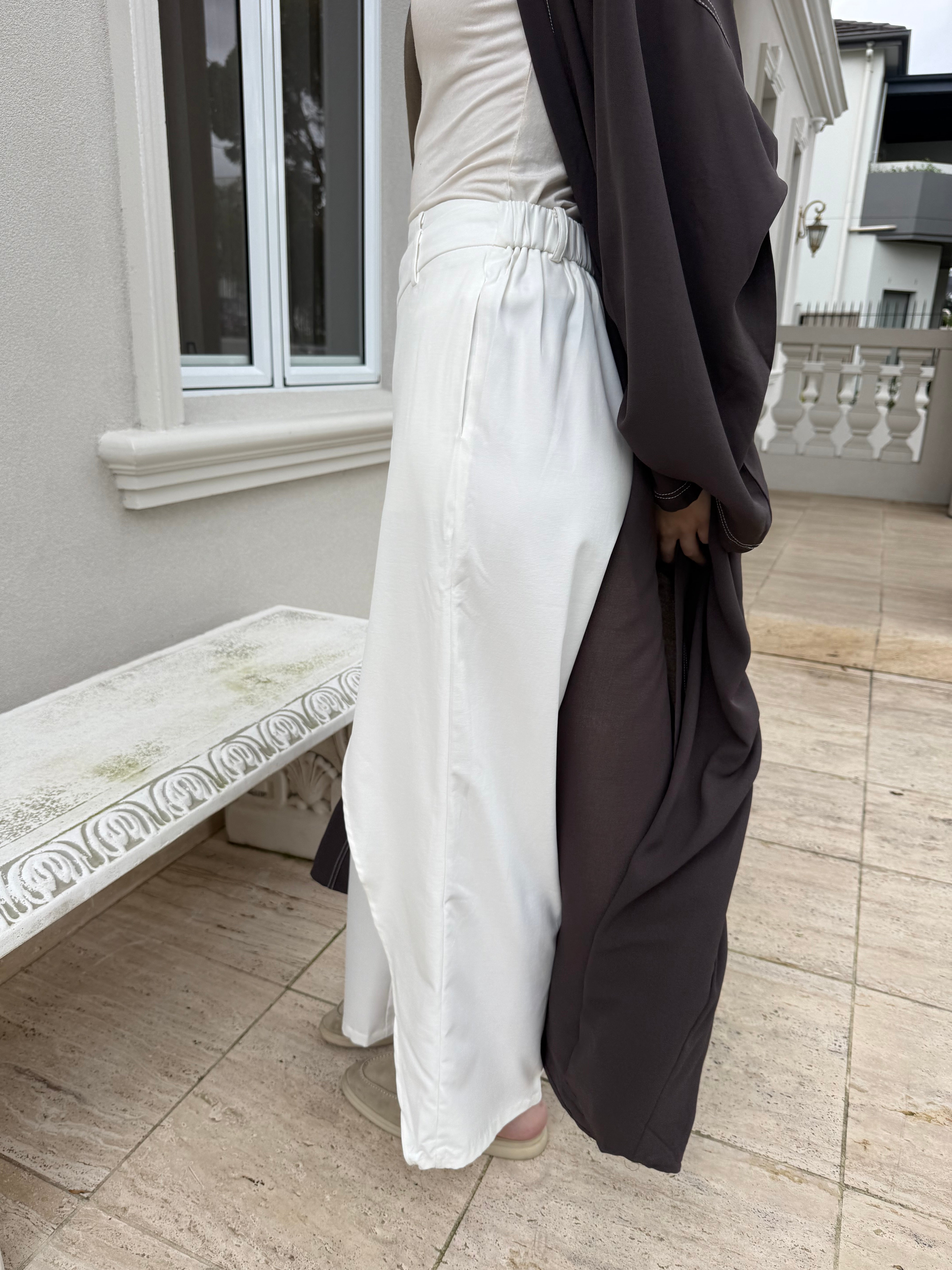 Fold Over Linen Pants
