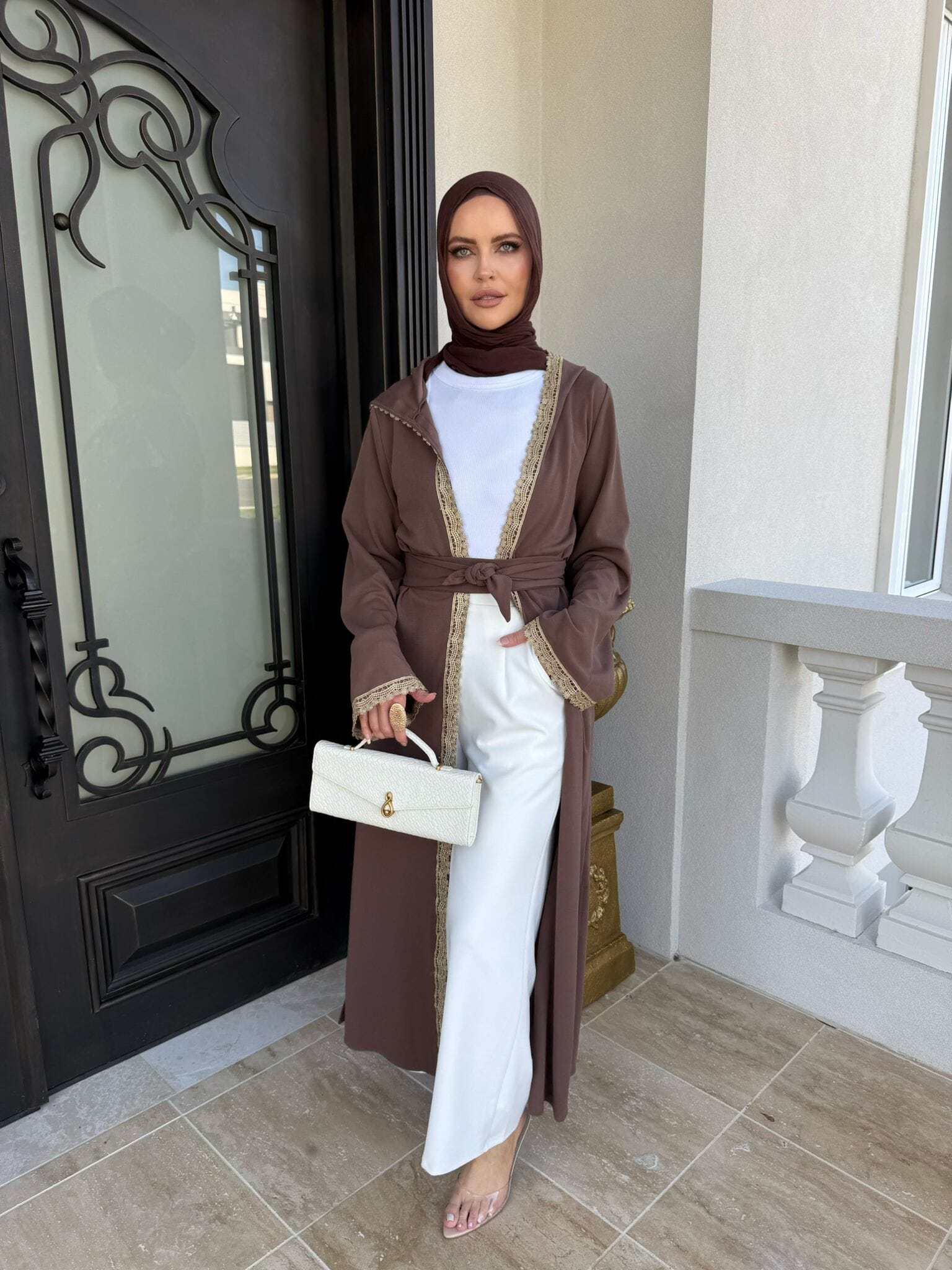 Hoodi Lace Abaya