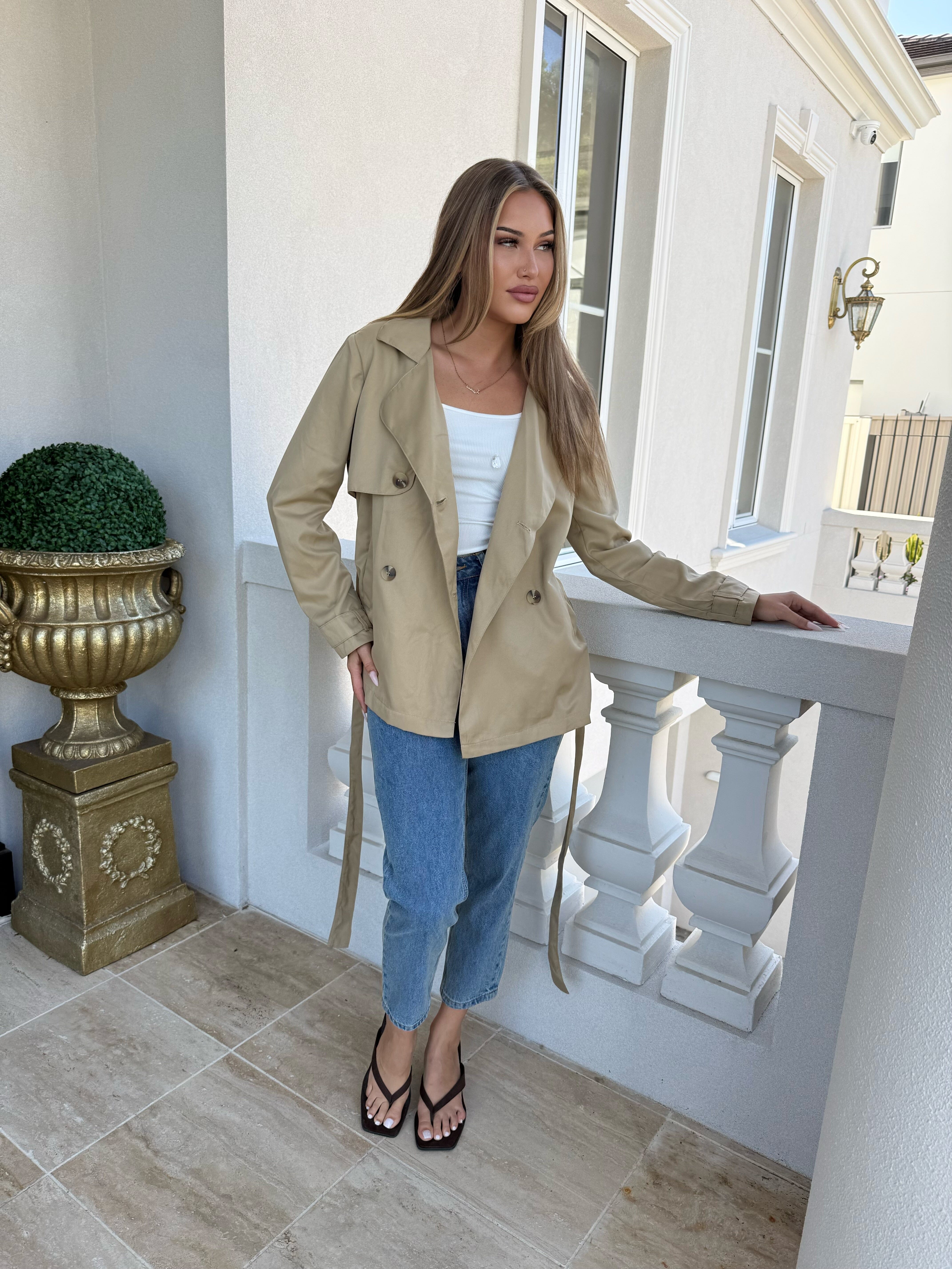 Short Trench Jacket