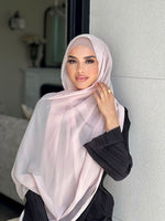 Blush Stone Chiffon Hijab Set