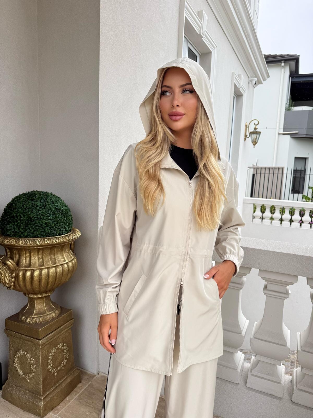 Oversized Zip Jacket