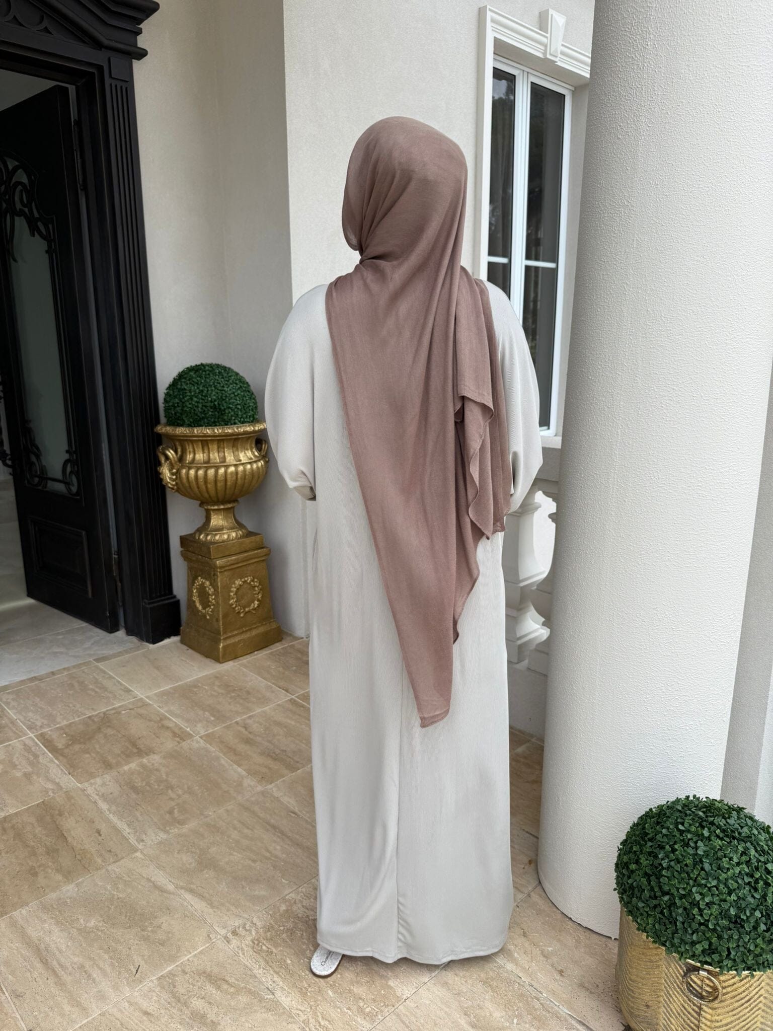 Ribbed Abaya