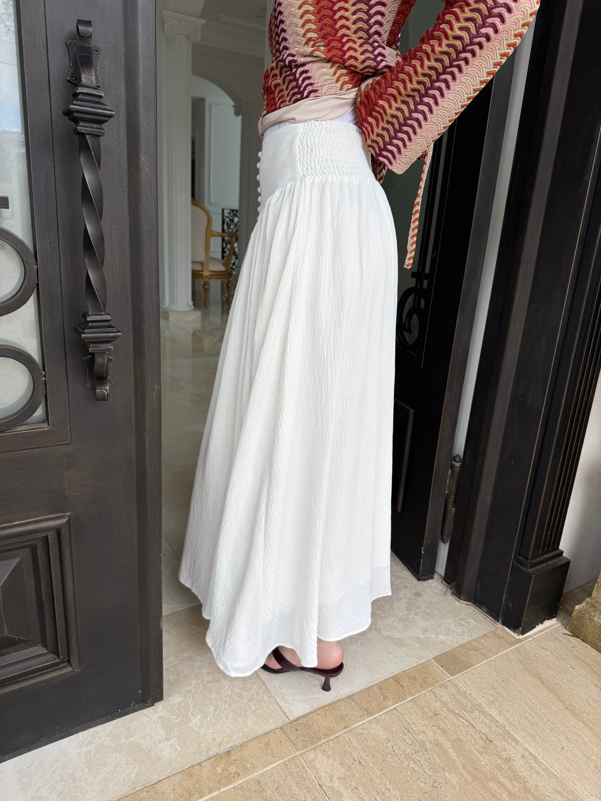 Milla Button Skirt