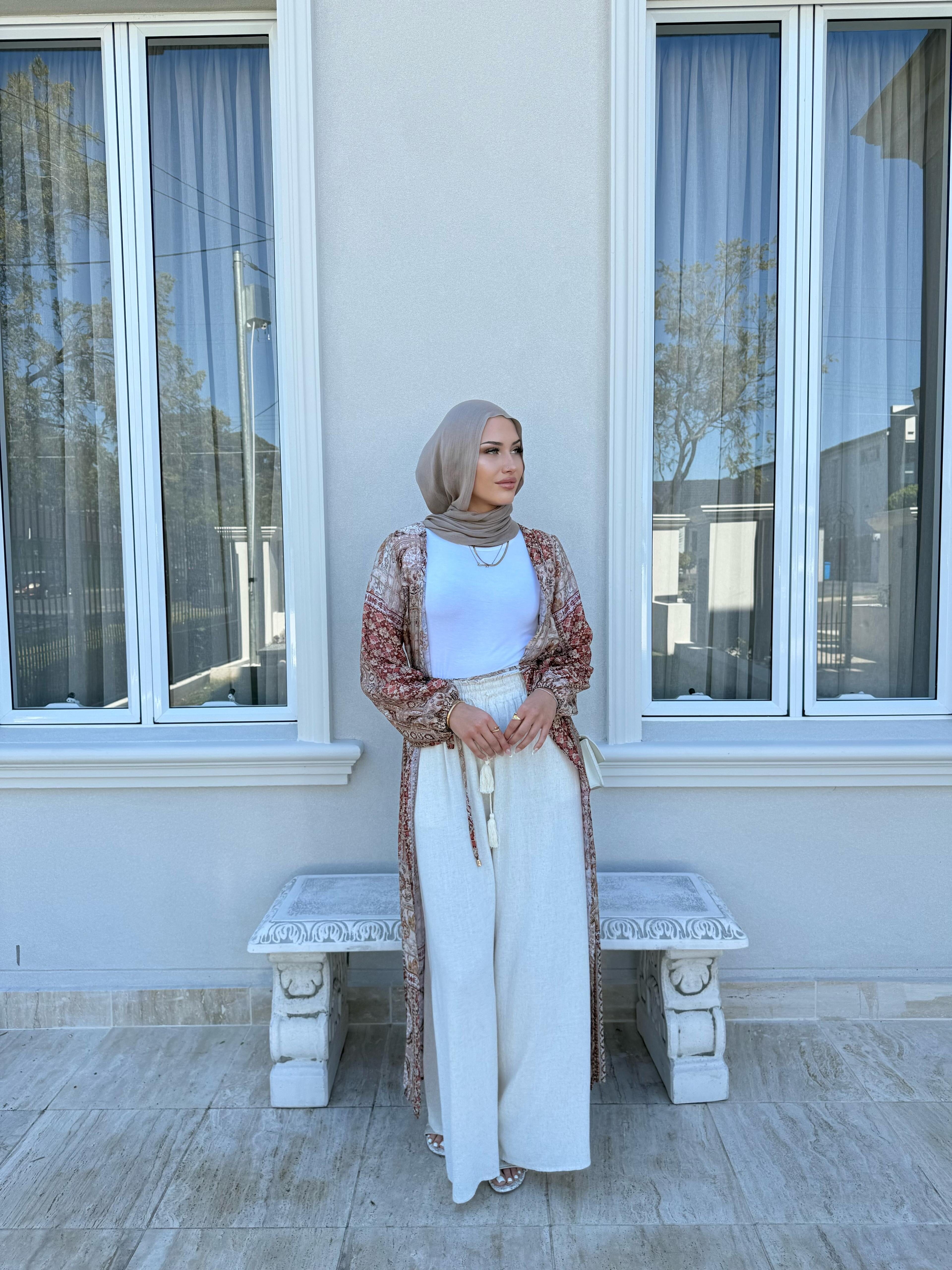 Rust Tribal Cardigan