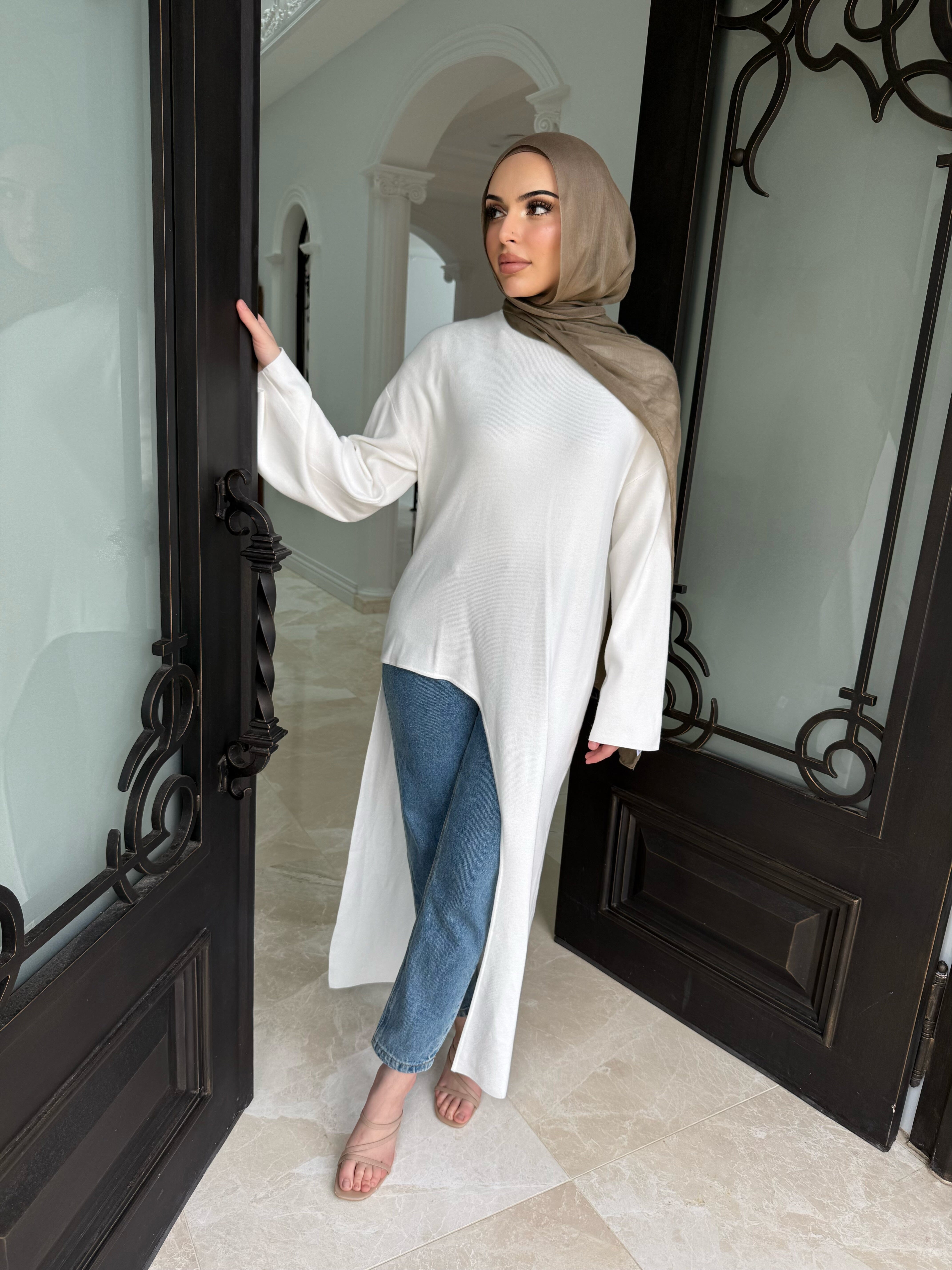Knit High-low Tunic