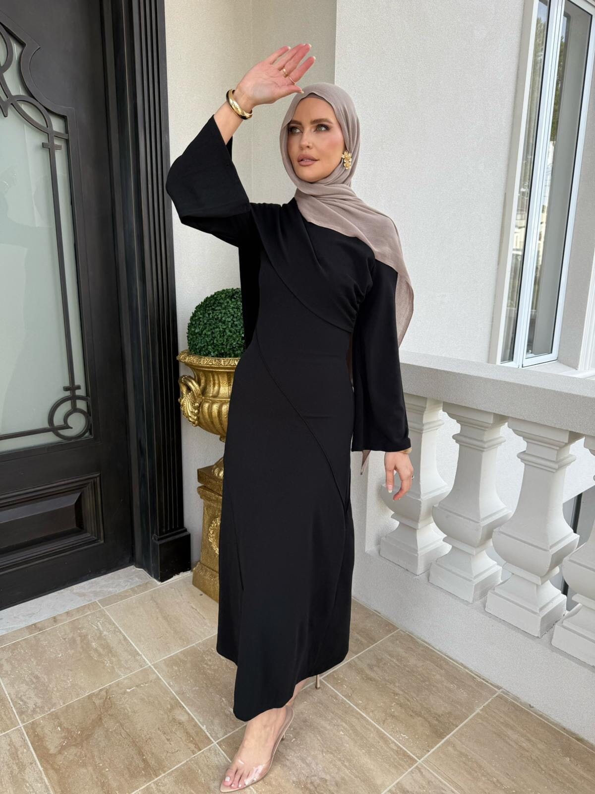 Hena Drape Dress