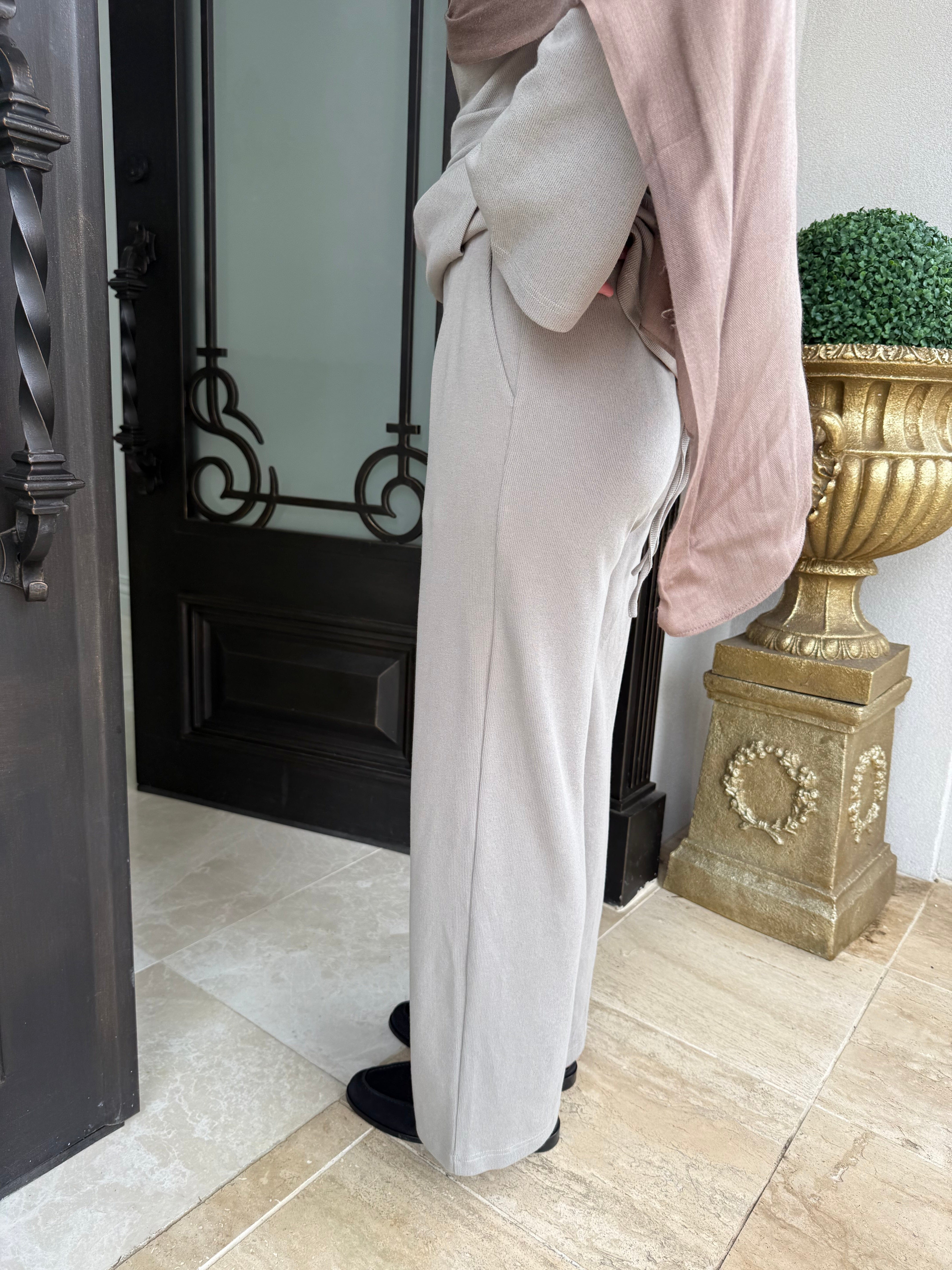 Ribbed Fold Over Set