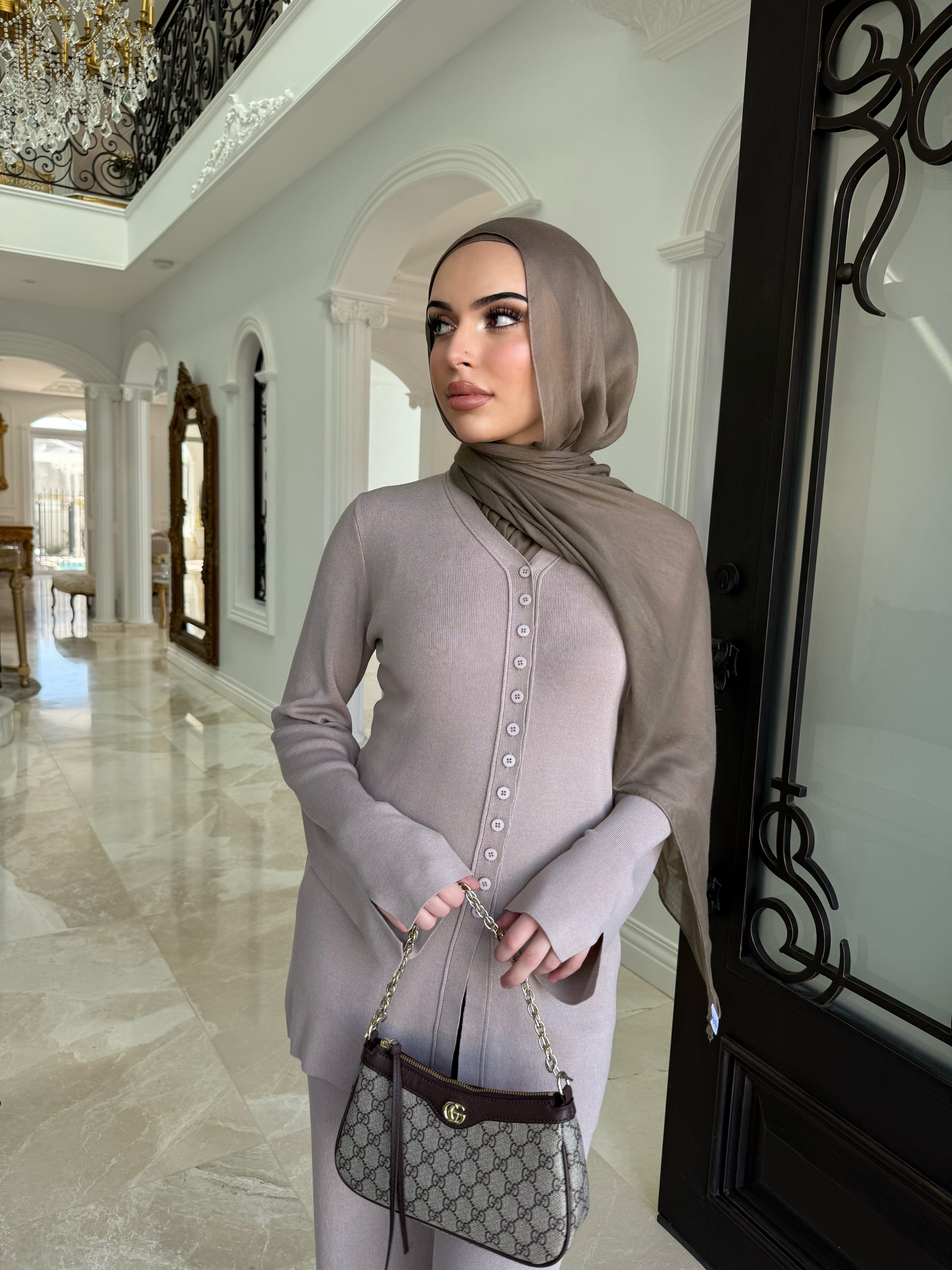 Thin Knit Button Set