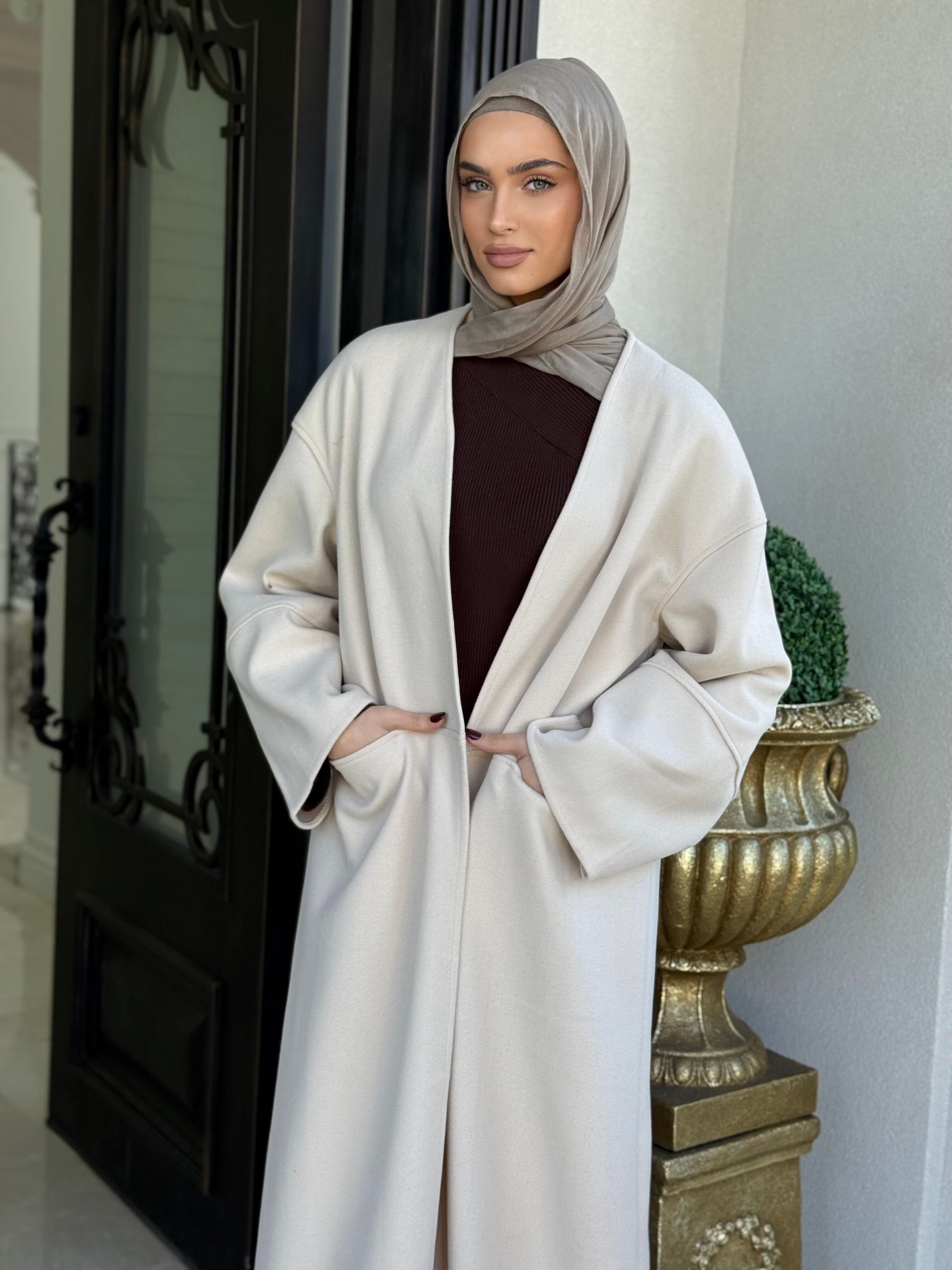 Mom Pocket Open Abaya