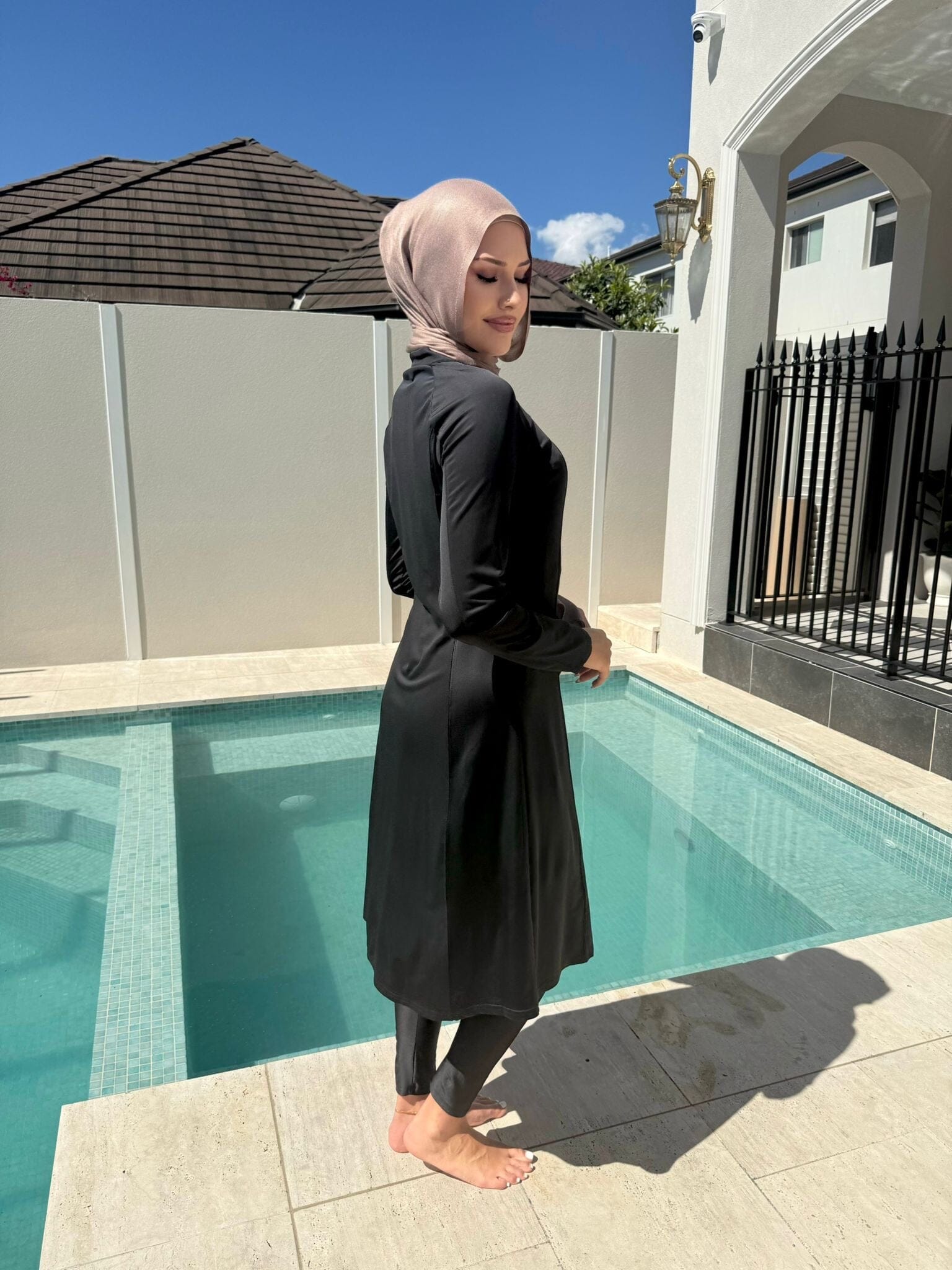 Half Zip Swim Tunic