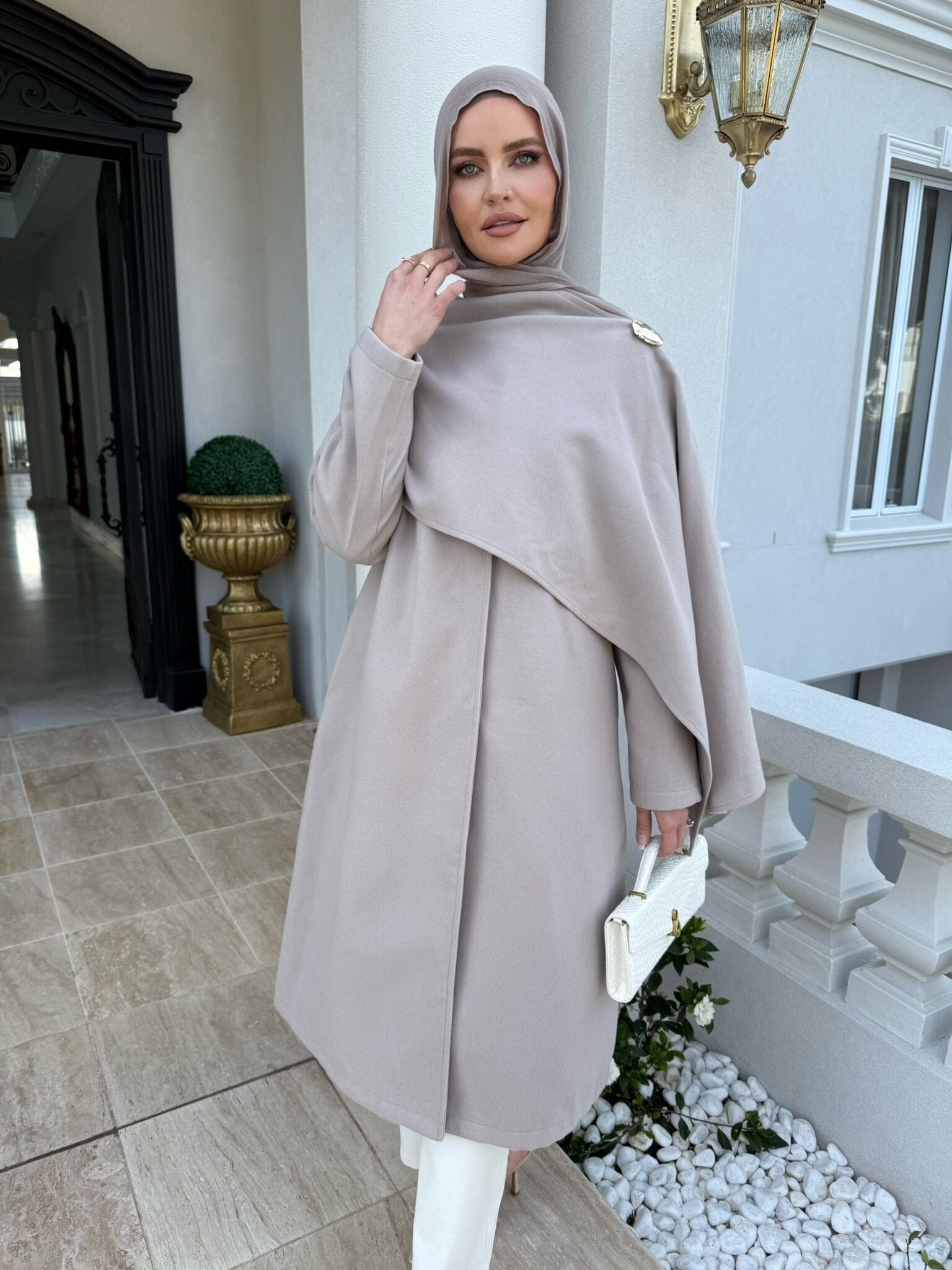 Siham Scarf Coat