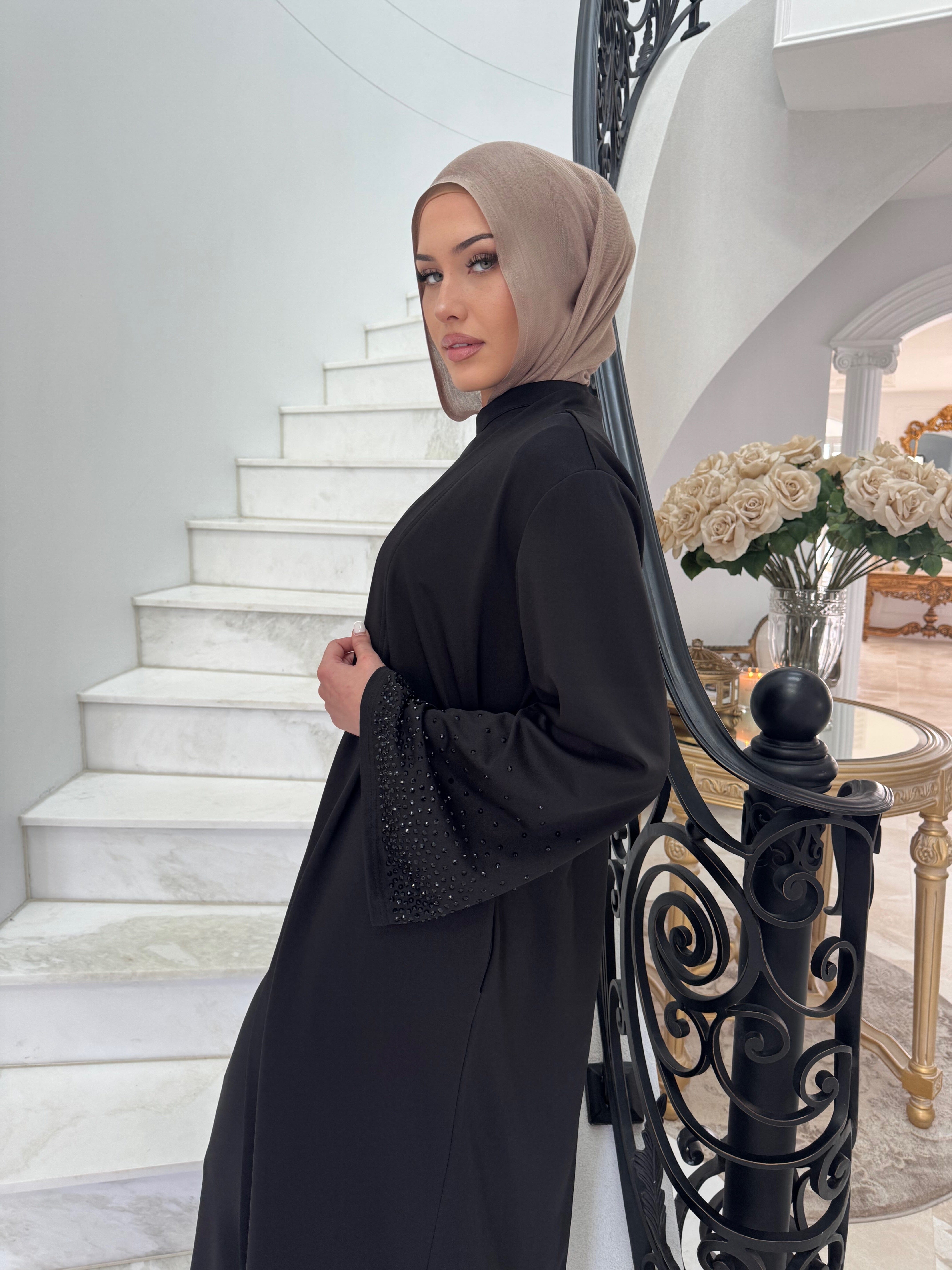 Beaded Abaya Set