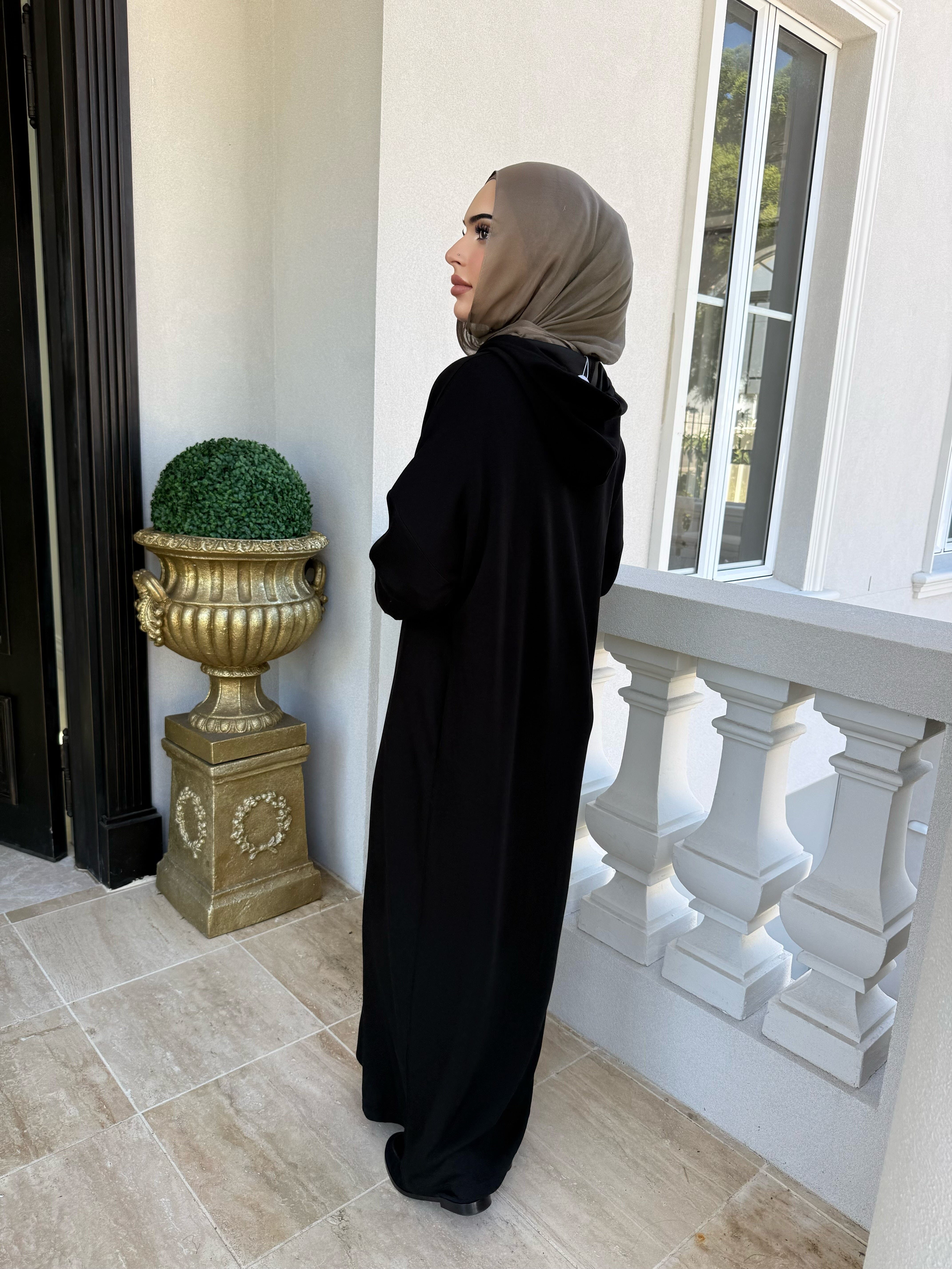 Hoodi Soft Ponte Abaya
