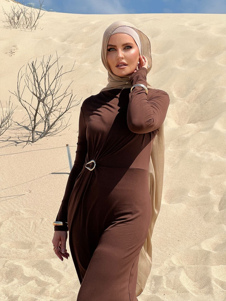 Al Sahara Ribbed Dress