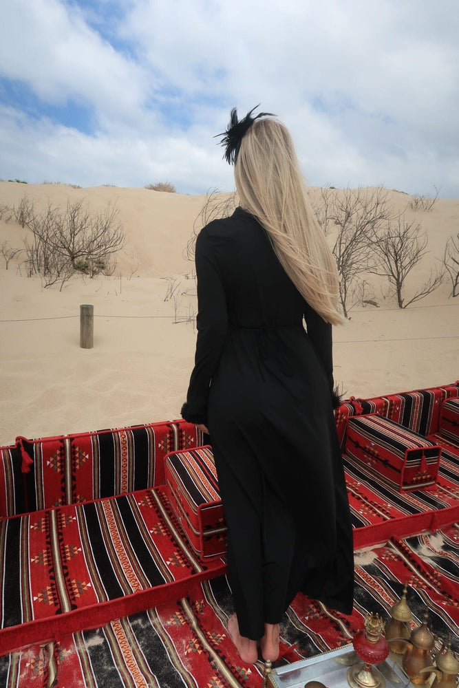 Al Sahara Feather Dress