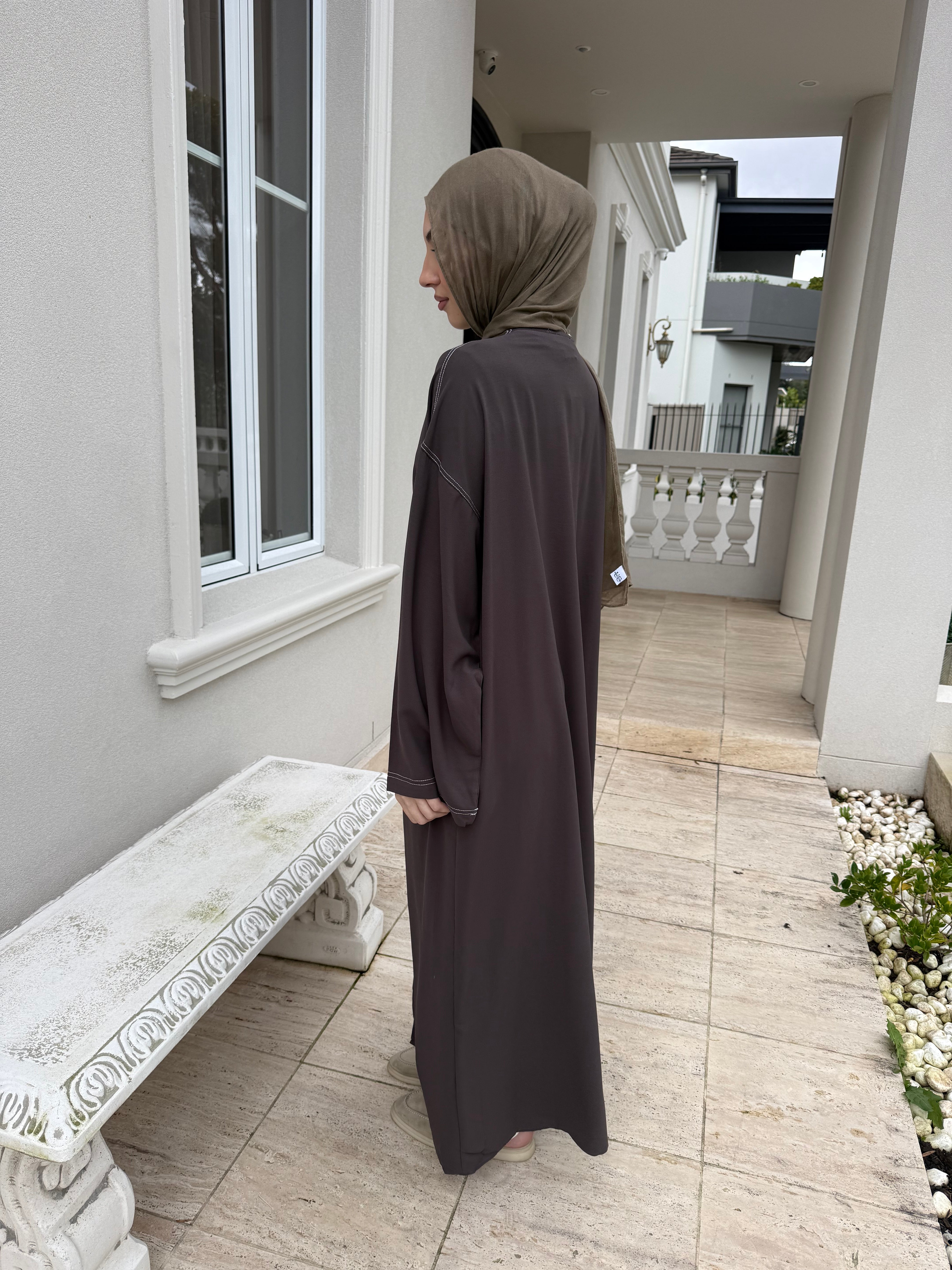 Trimmed Abaya