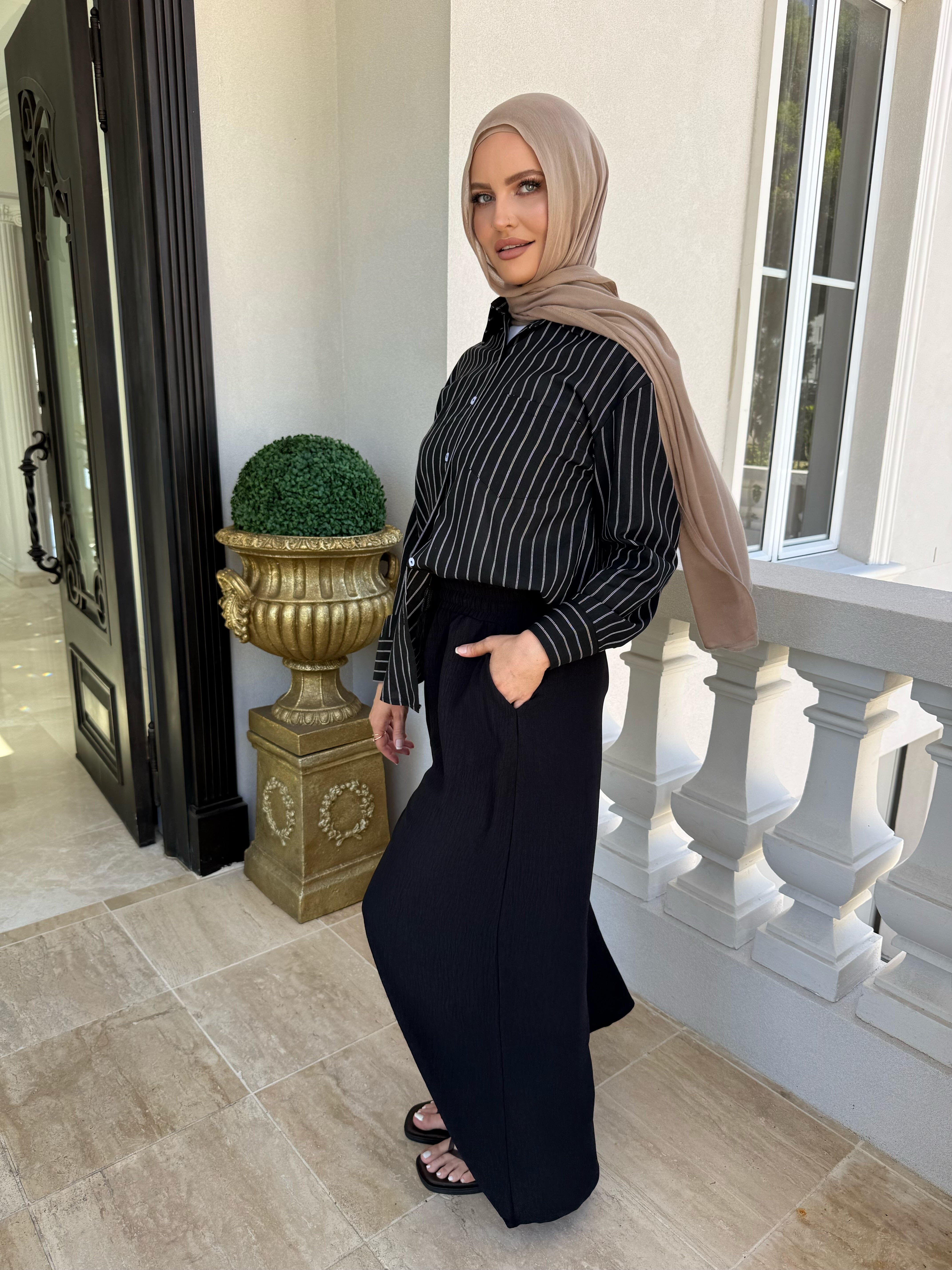 Black Stripe Shirt
