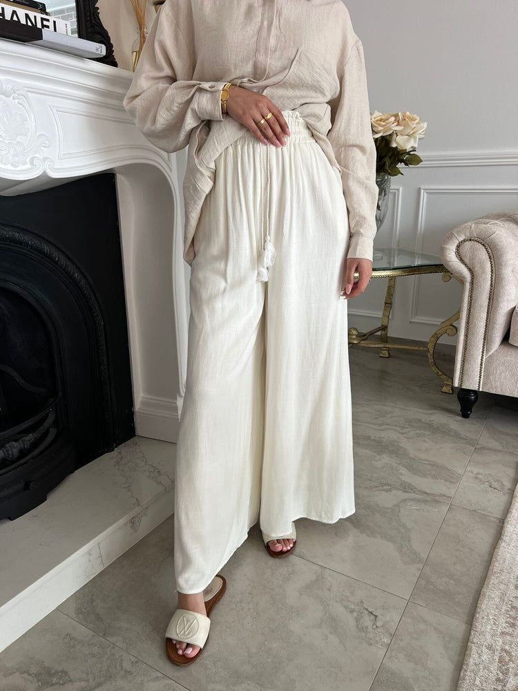 Linen Wide Pants