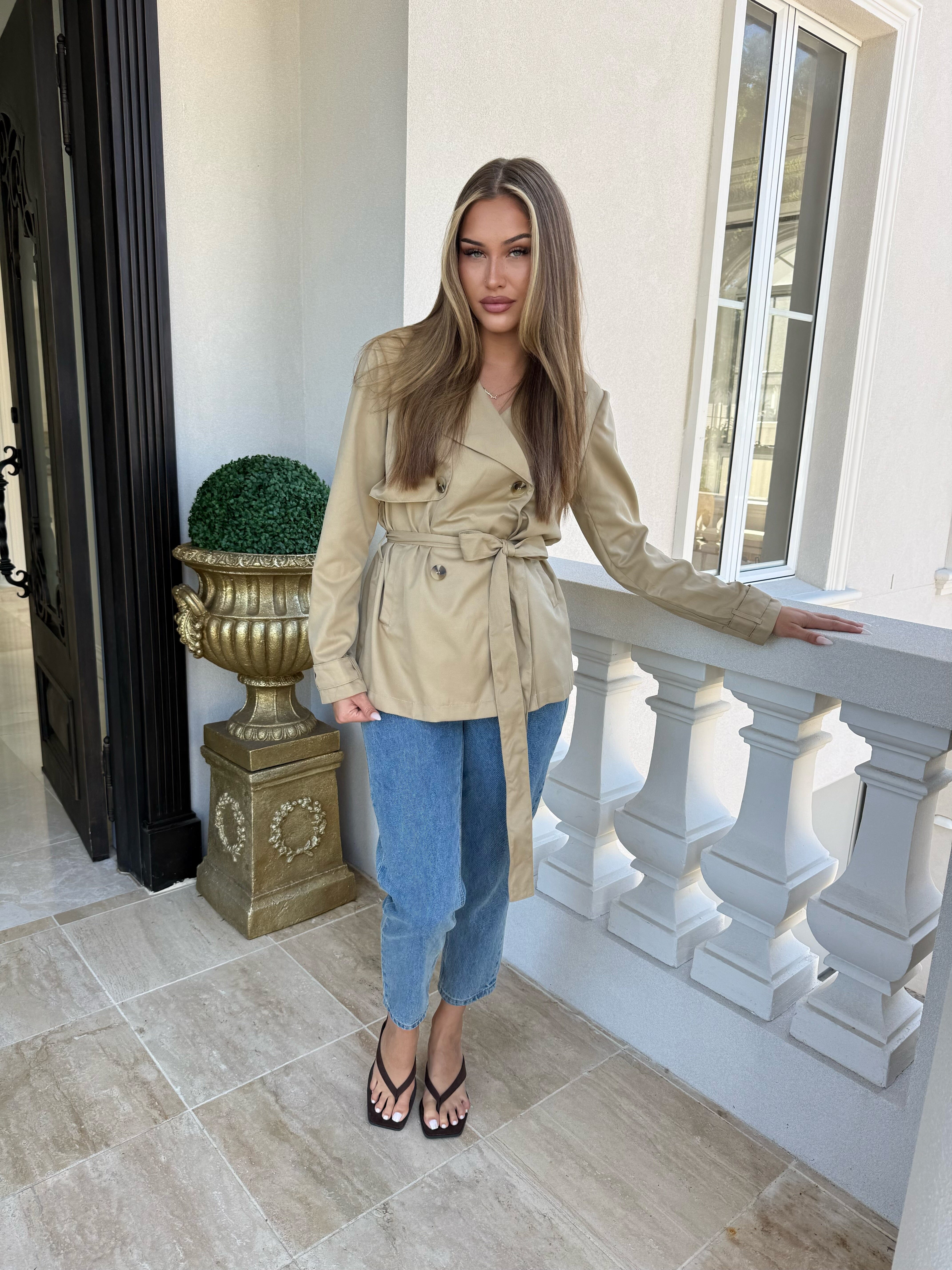 Short Trench Jacket