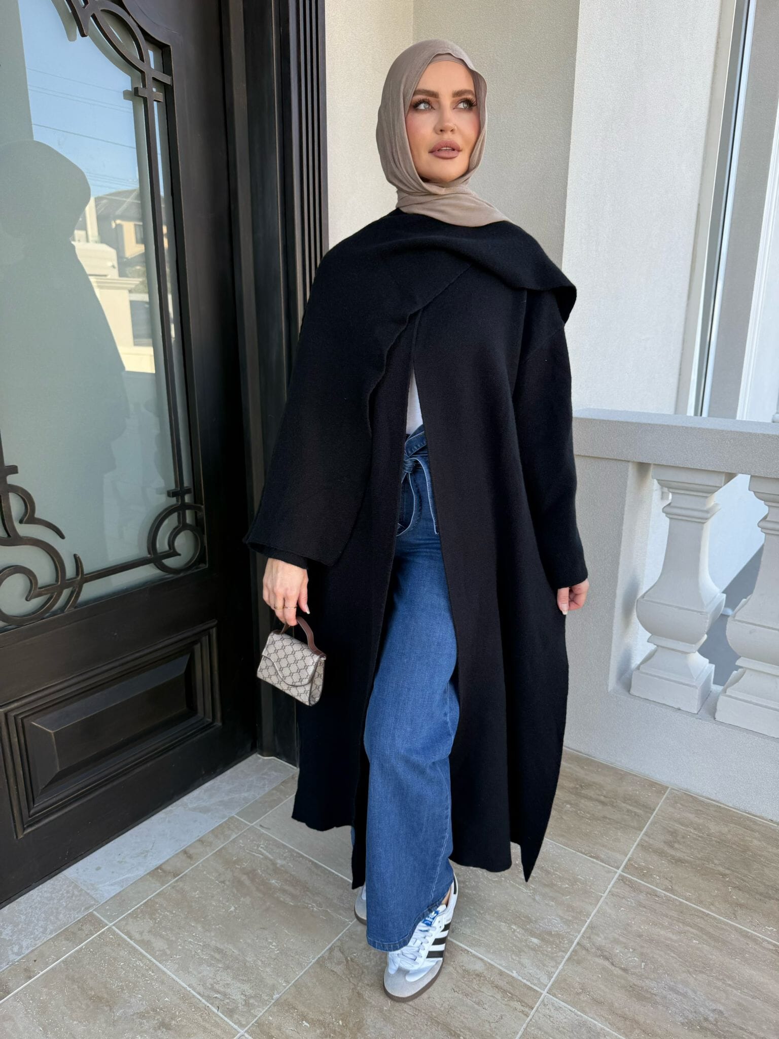Scraf Poncho Coat