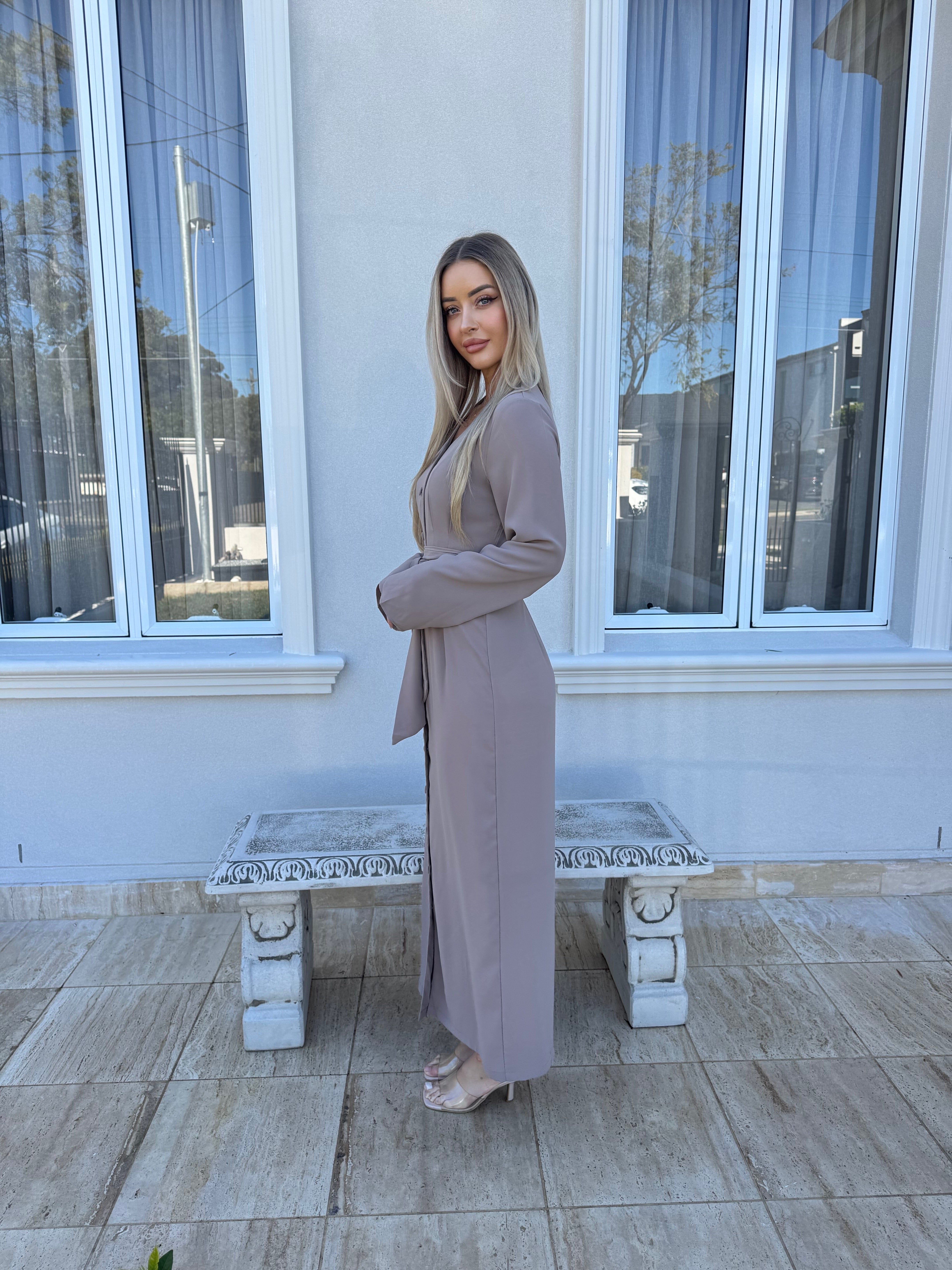 Nadia Button Dress