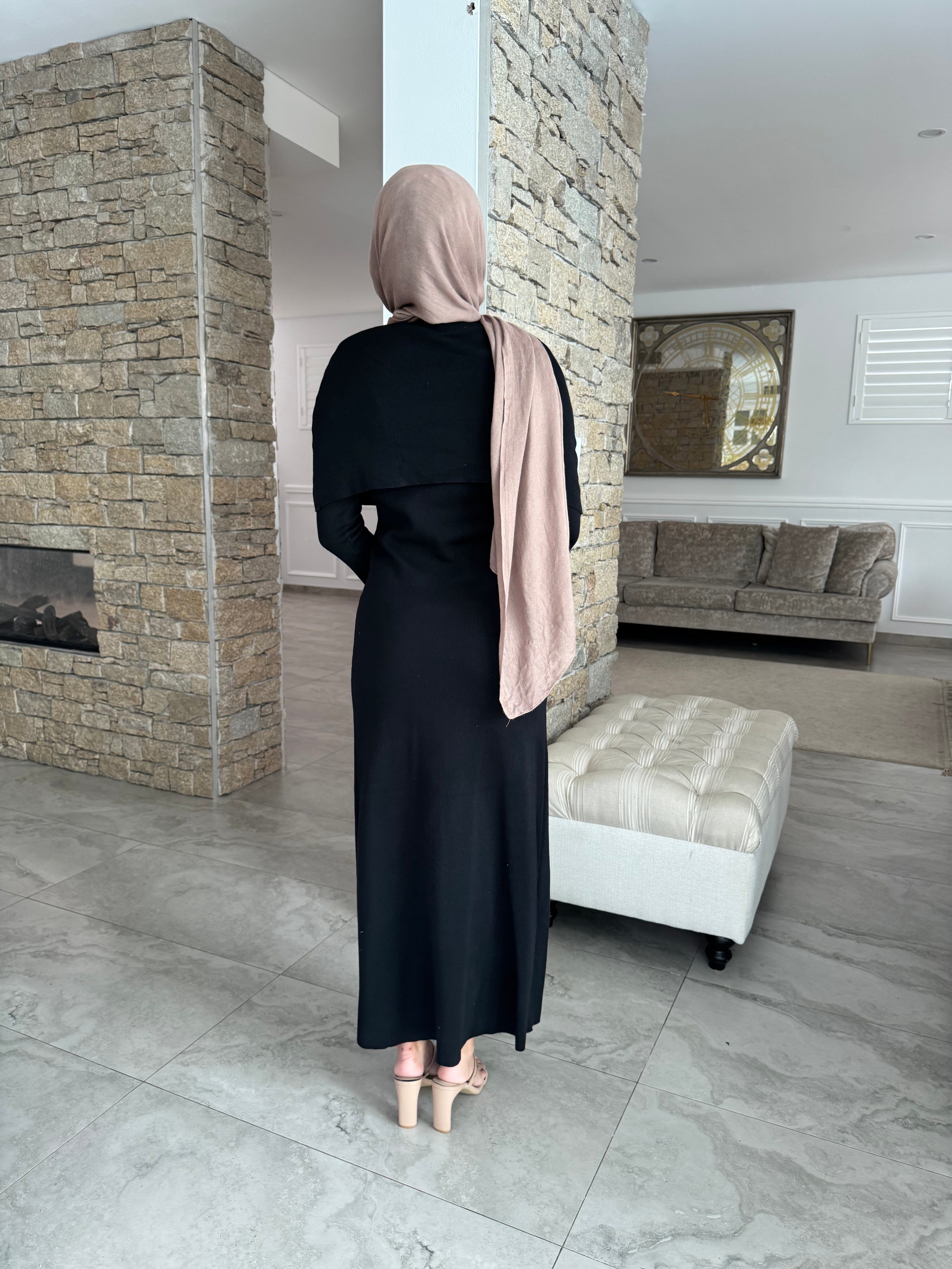 Knit Shawl Dress