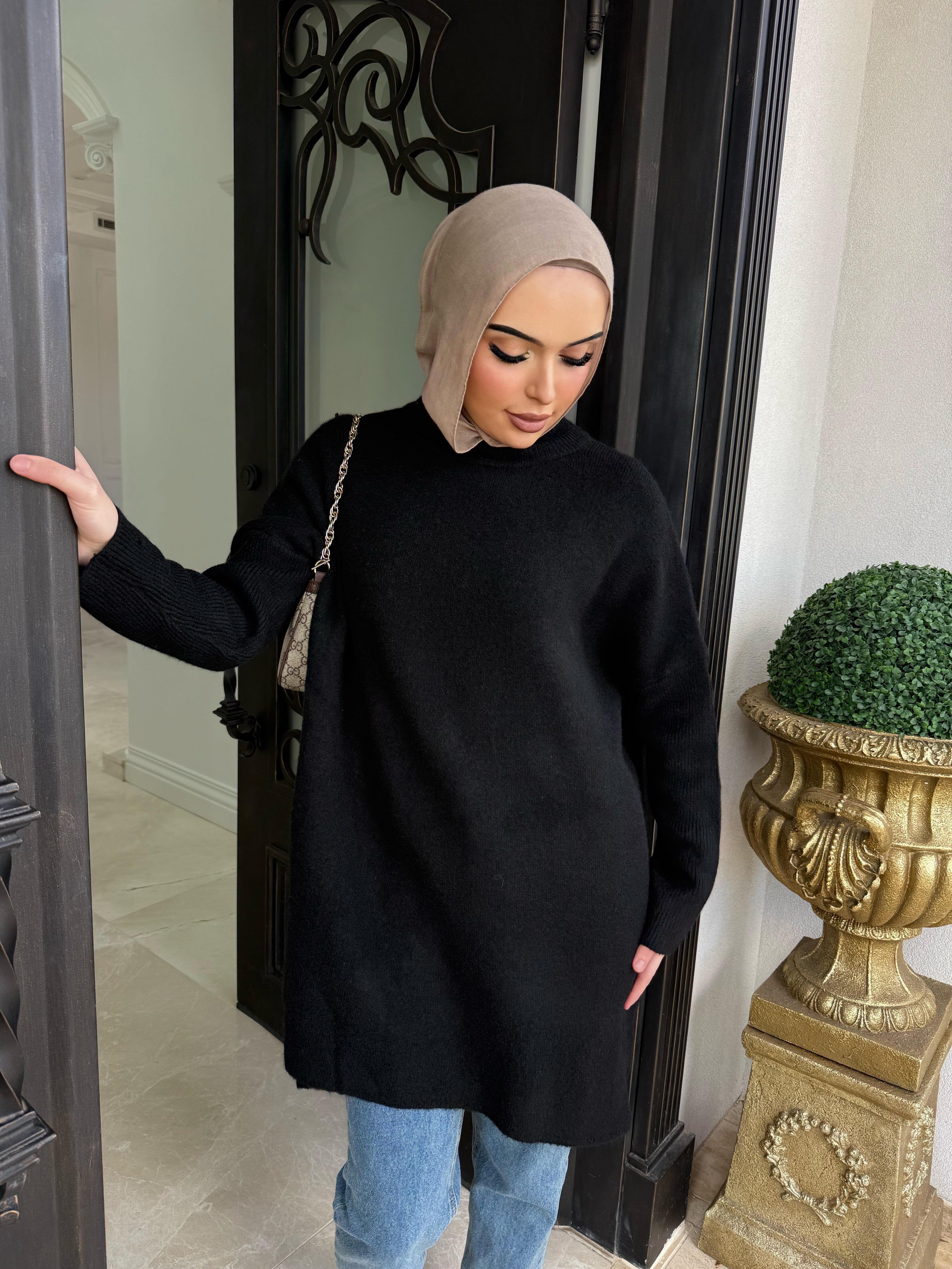 Wool High Low Jumper