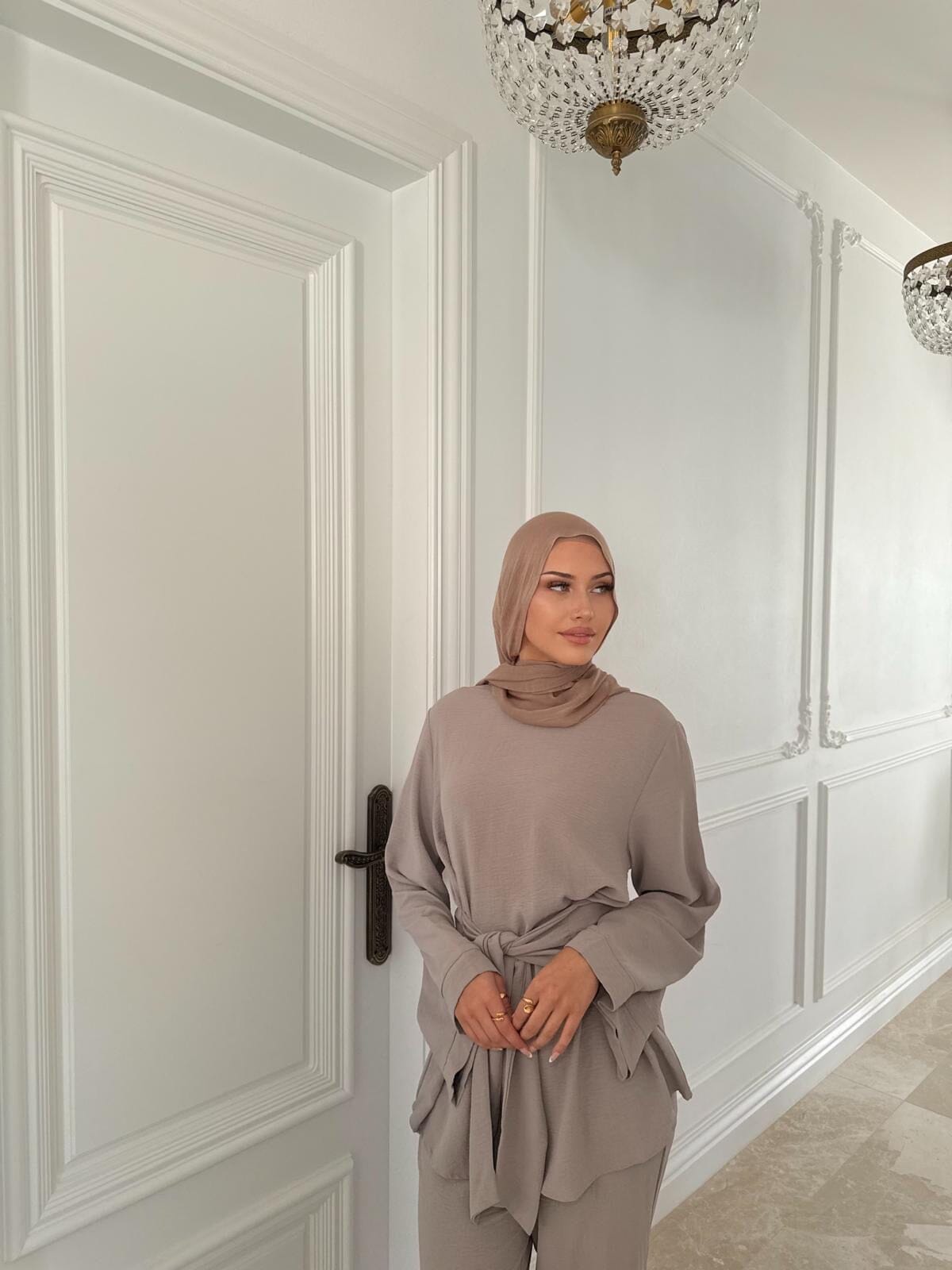 Bow Chiffon Set