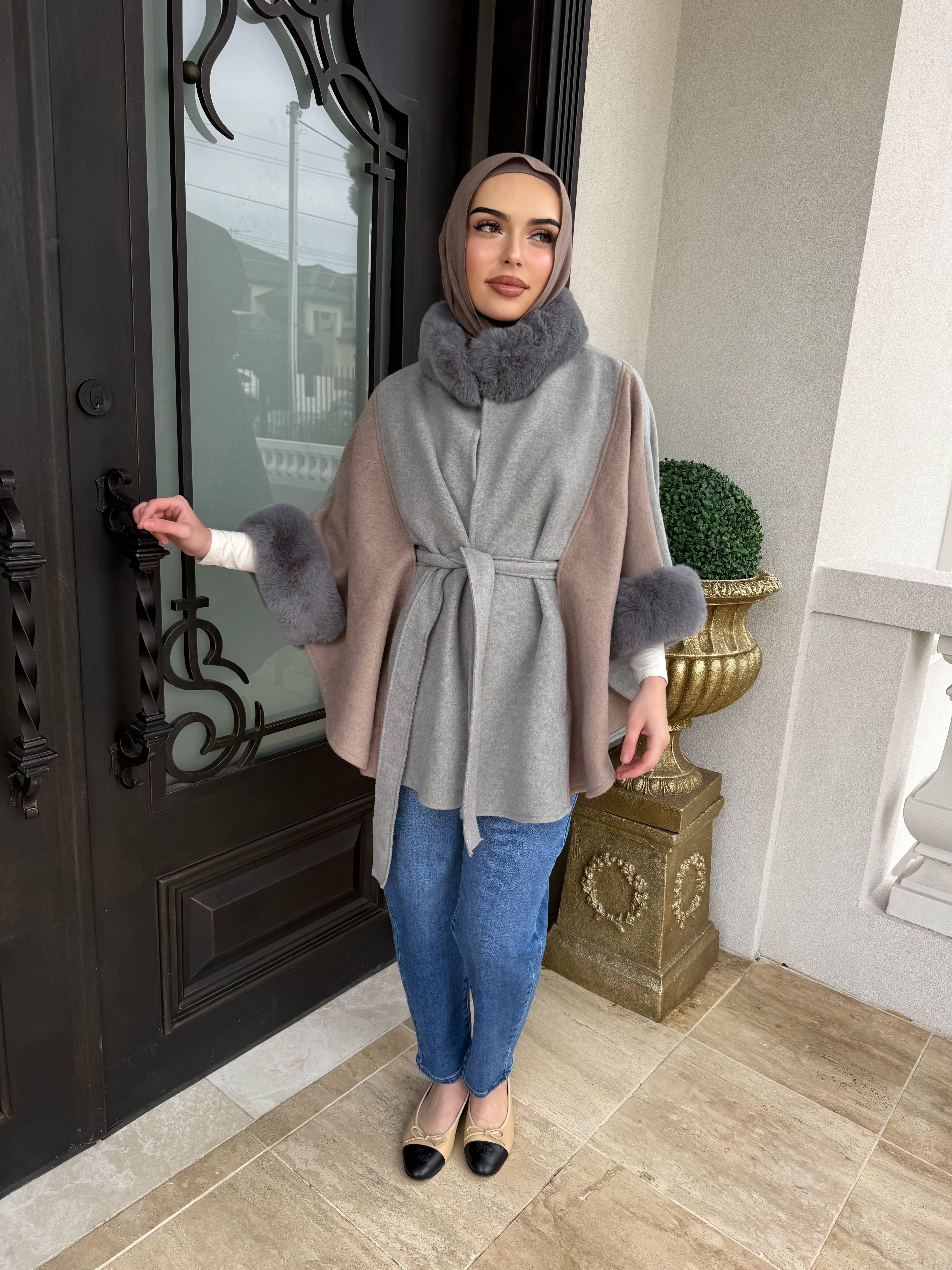 Fur Poncho