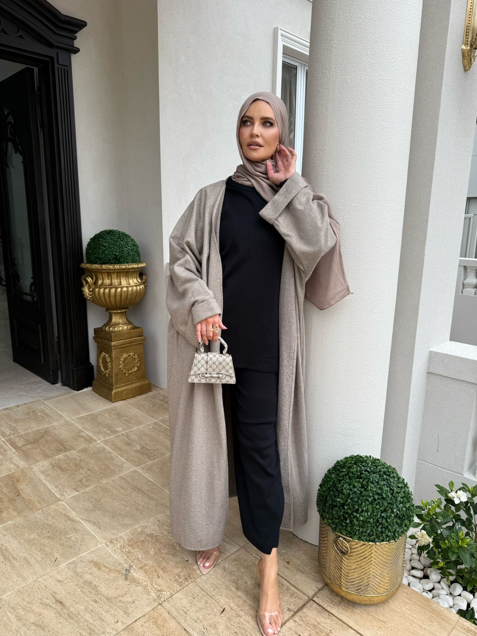 Textured Abaya kimono