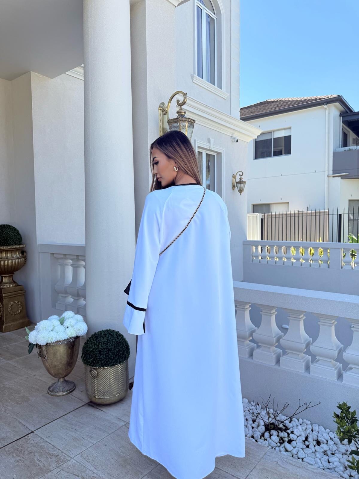 Trimmed Abaya