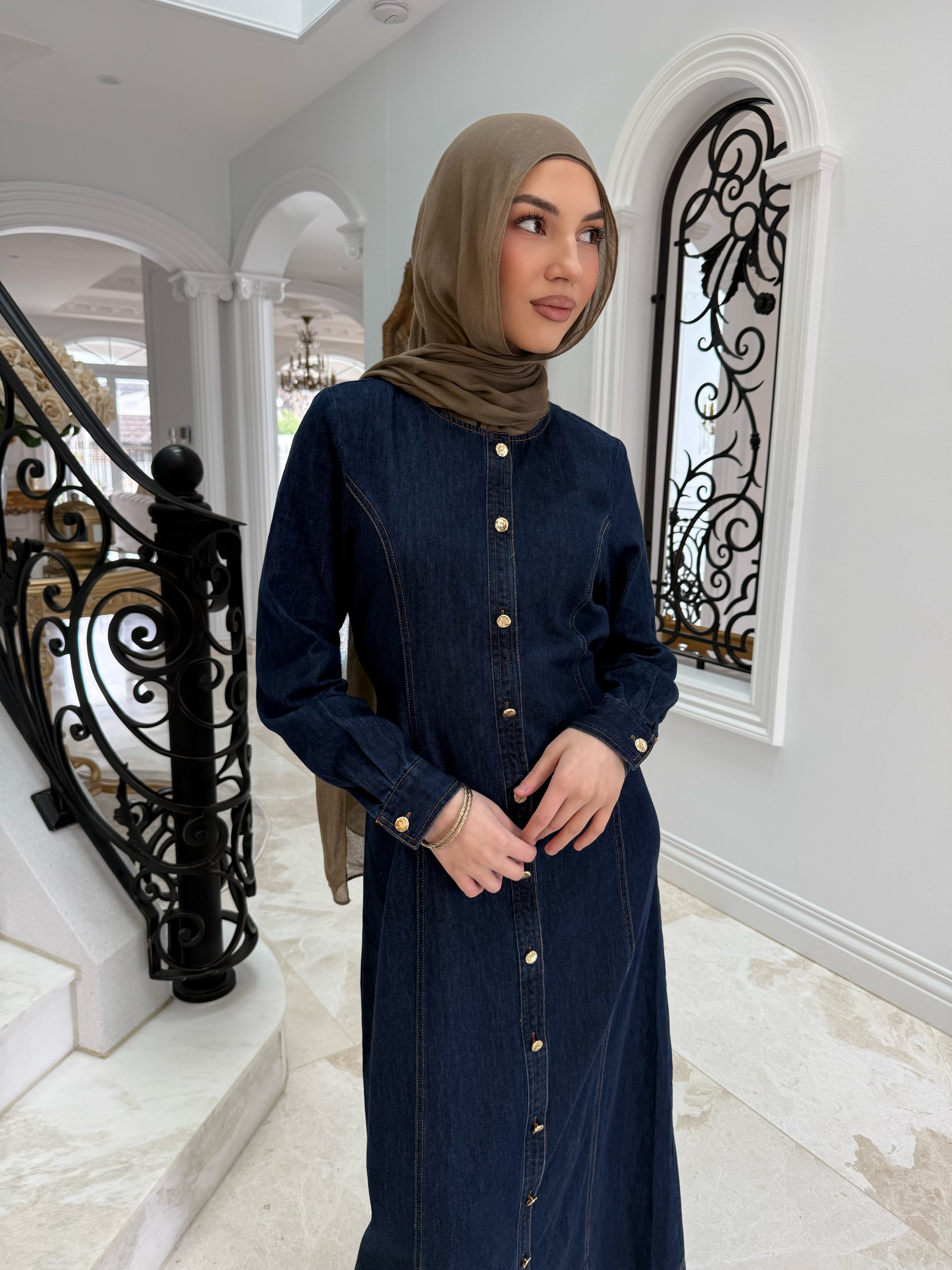 Nada Maxi Denim Dress