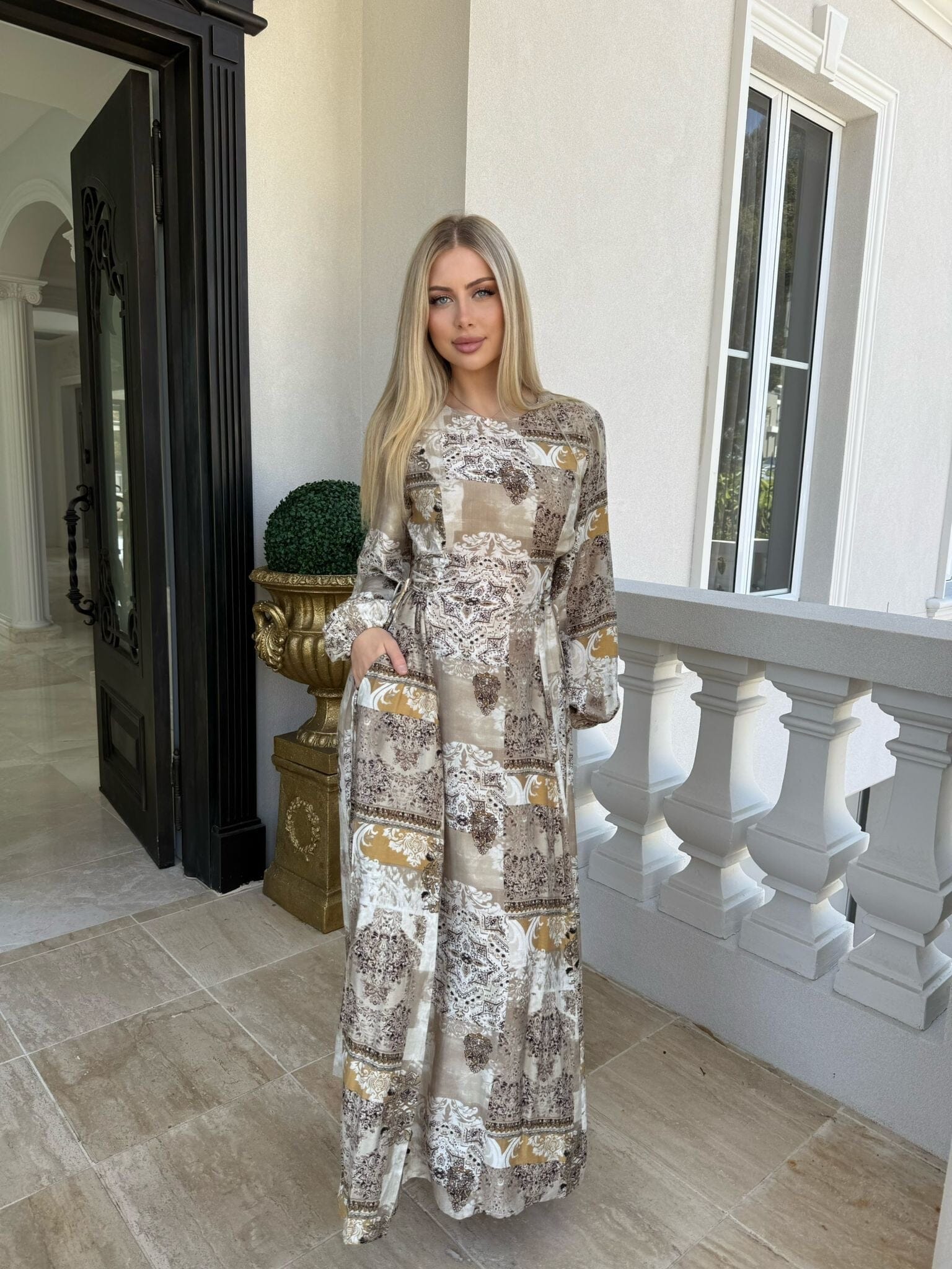 Tribal Tie Dress