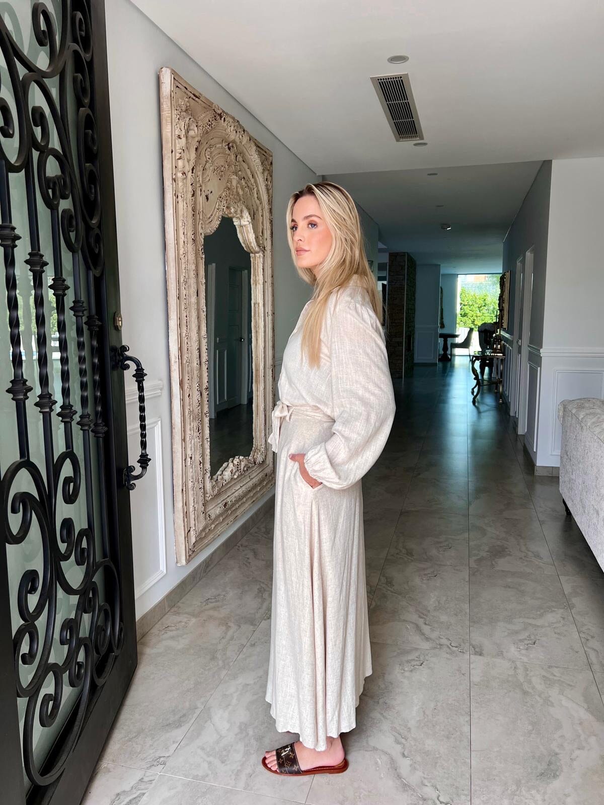 Maxi Linen Skirt