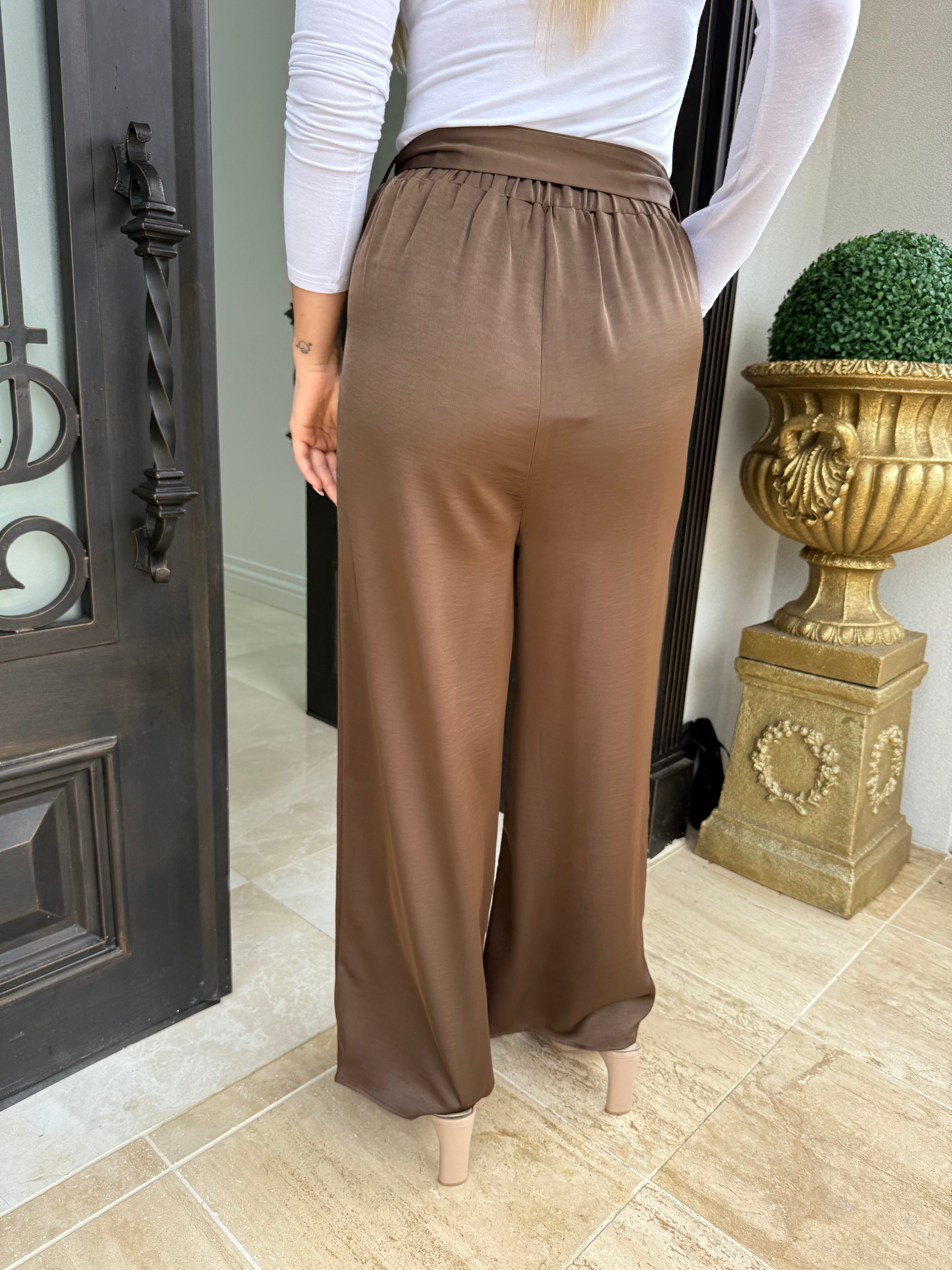 Layali Satin Pants Set